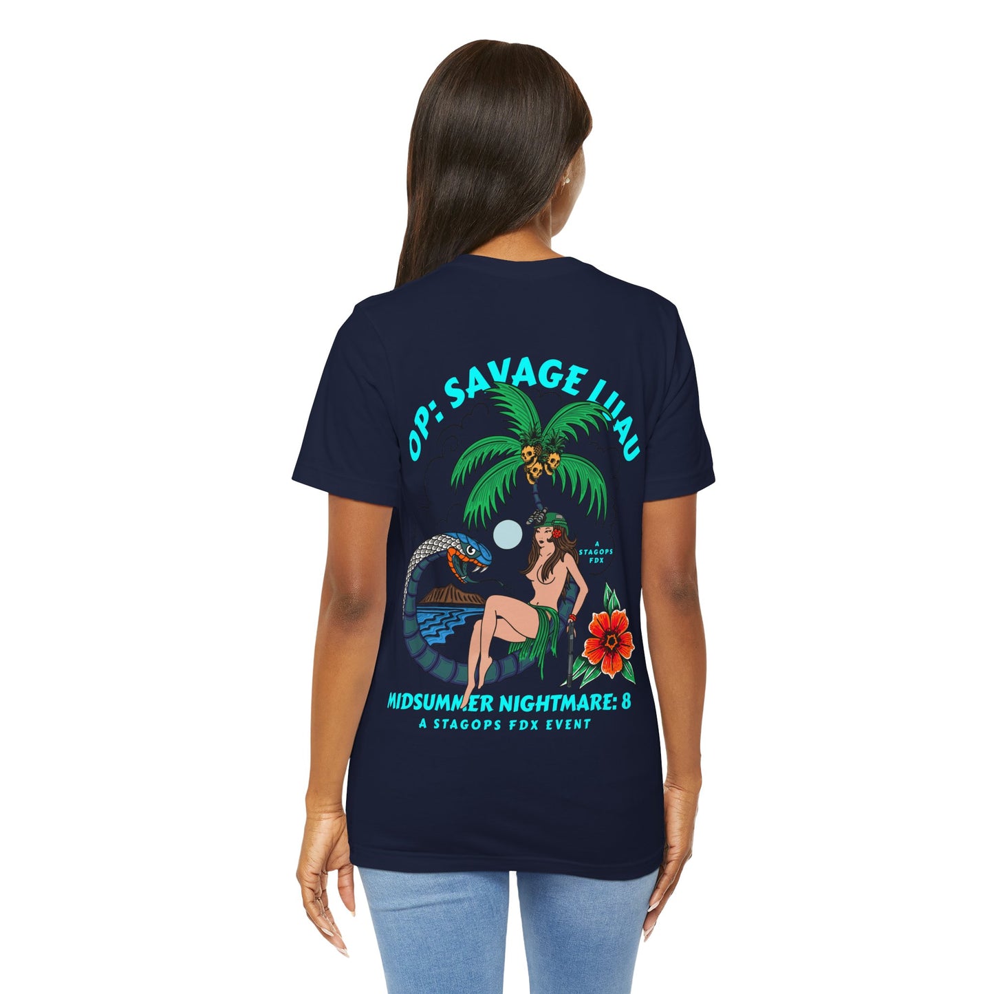 MidSummer Nightmare 8- double print (Front & Back) Tee