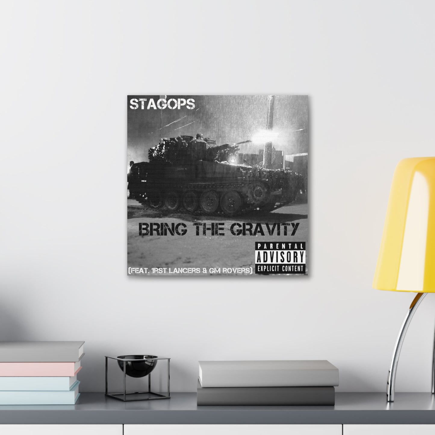 Album Cover- BRING THE GRAVITY Canvas Gallery Wrap