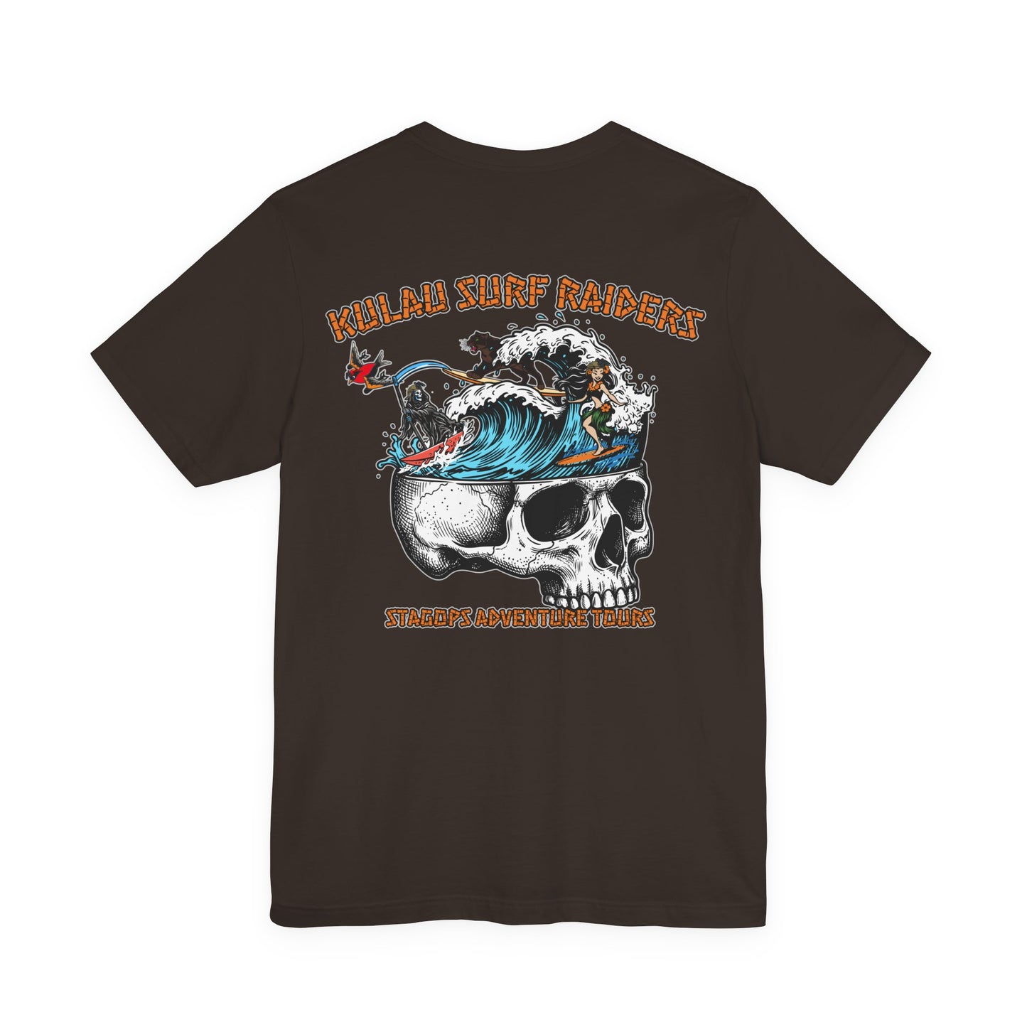 KULAU SURF DESIGNS double print (Front & Back) Tee EXCLUSIVE