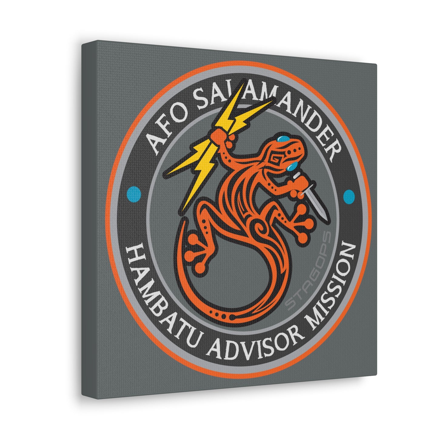 AFO "Salamander" Canvas Gallery Wrap