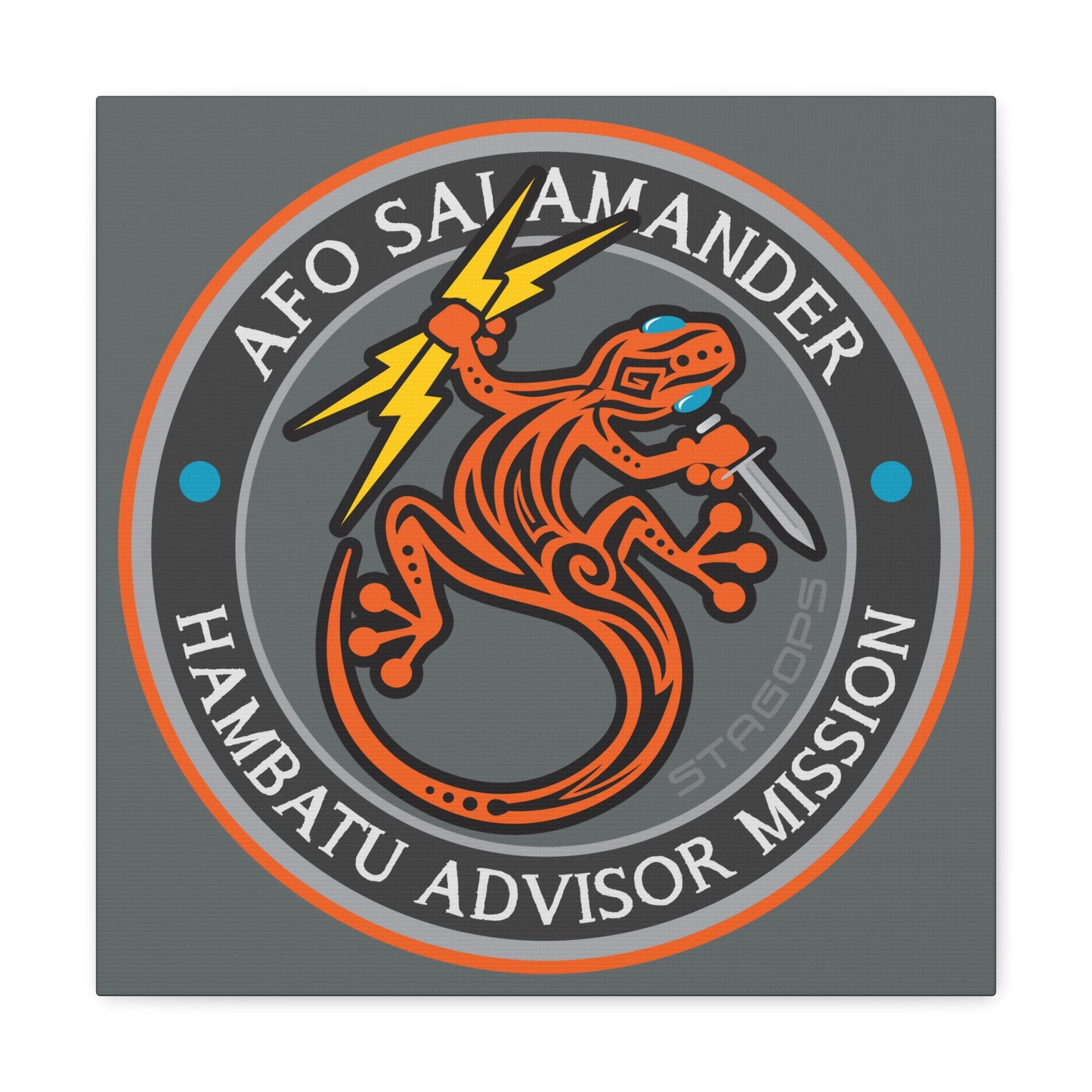 AFO "Salamander" Canvas Gallery Wrap