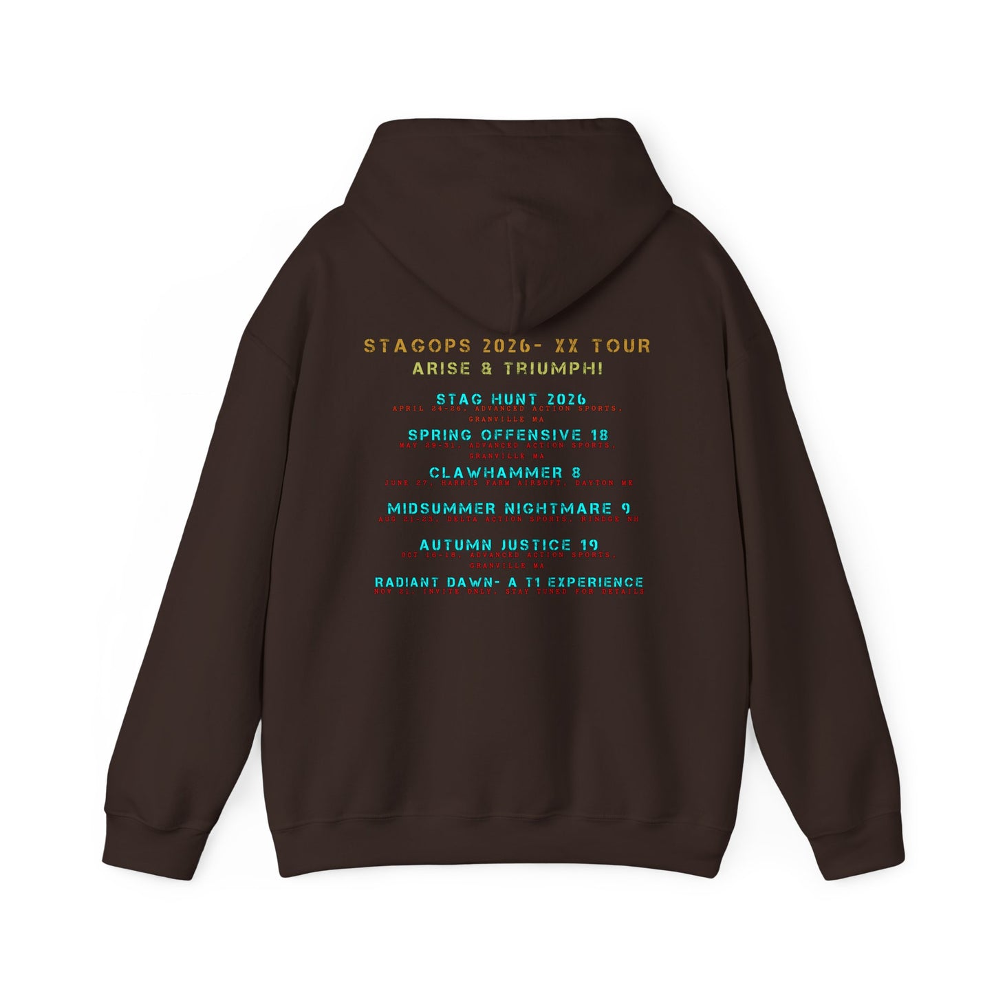 2026 XX Tour hoodie (Printed Front & Back)