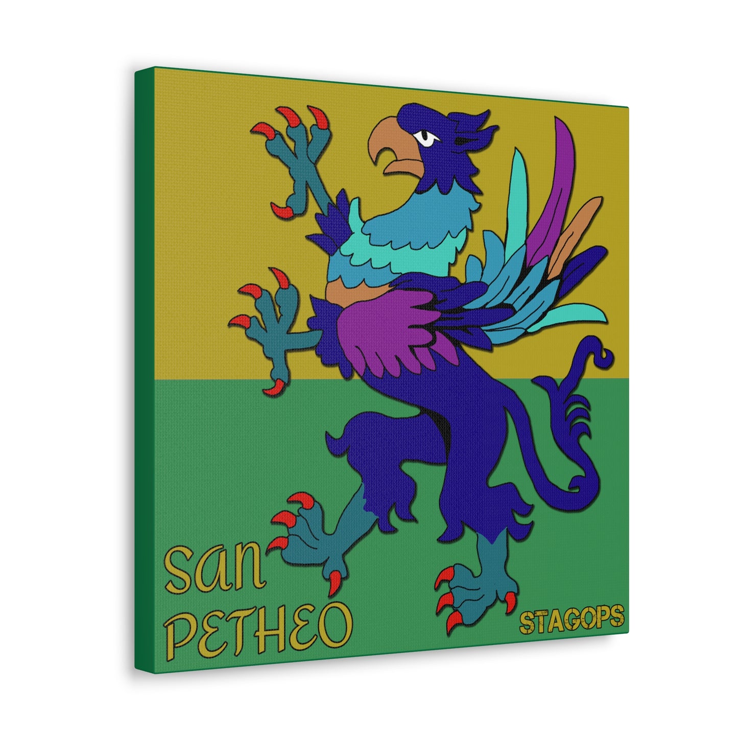 San Petheo "Quetzlgriff" Canvas Gallery Wrap