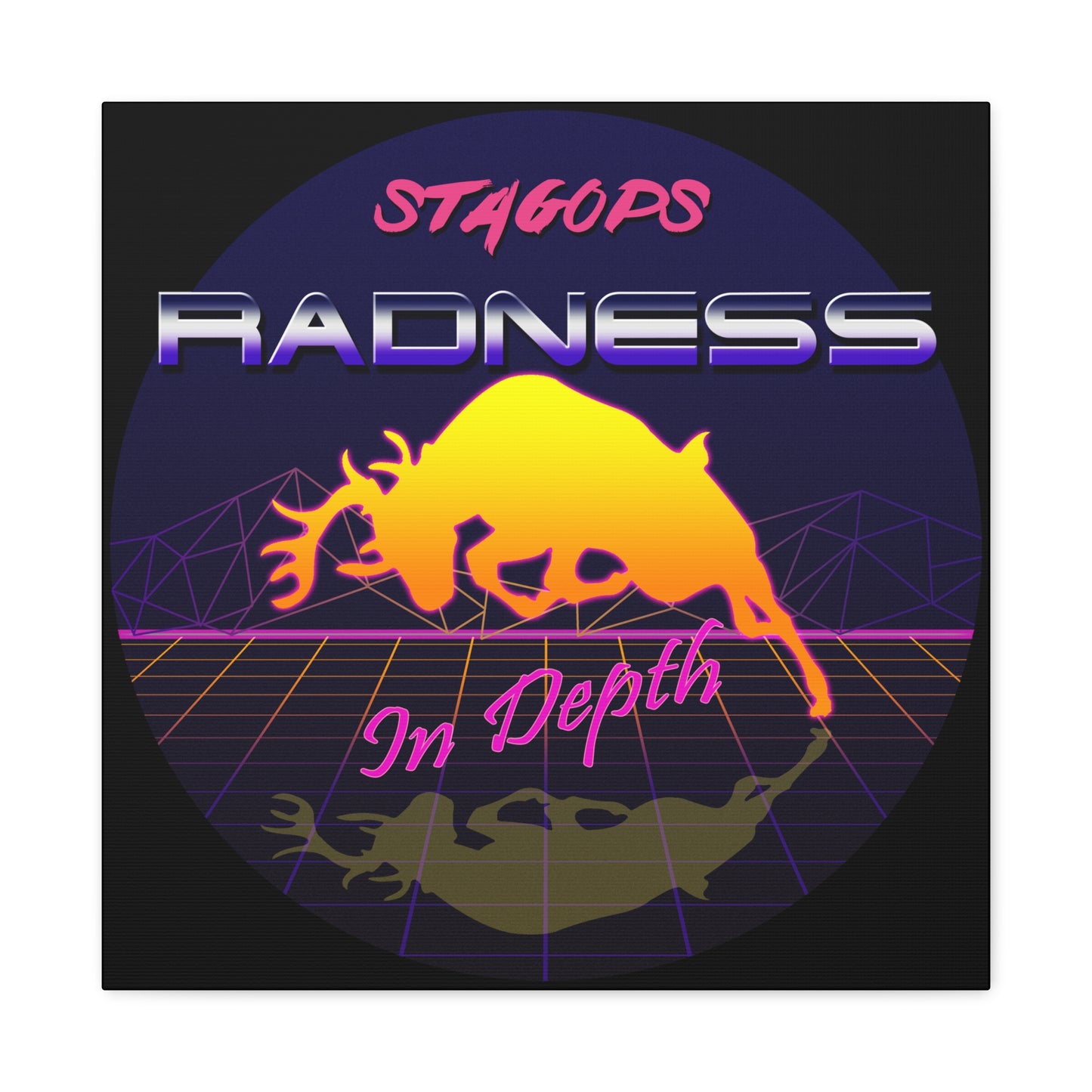 Radness in Depth Canvas Gallery Wrap