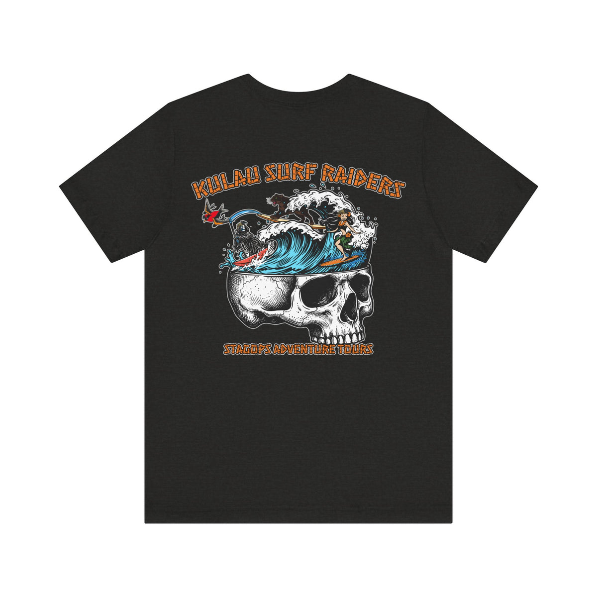 KULAU SURF DESIGNS double print (Front & Back) Tee EXCLUSIVE