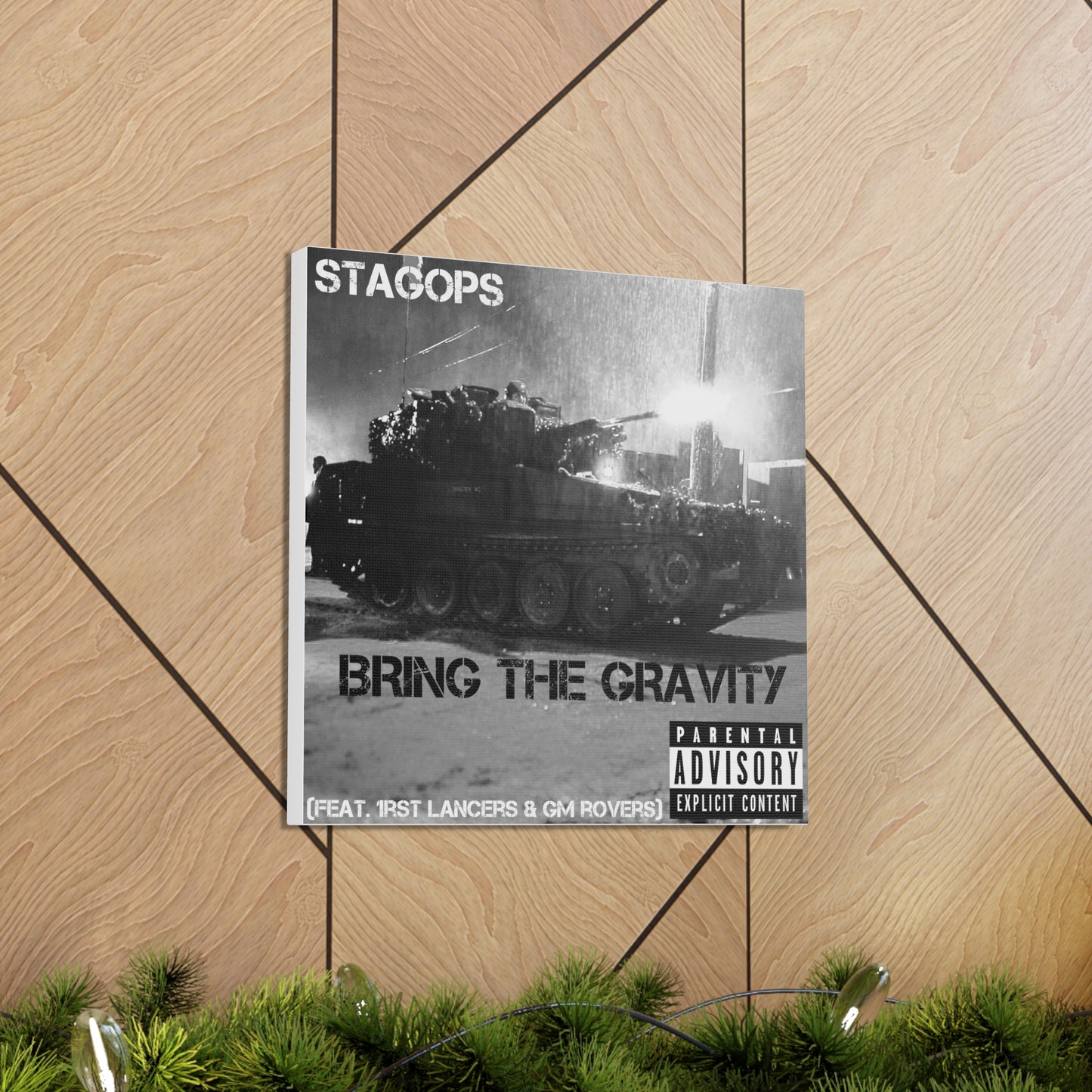 Album Cover- BRING THE GRAVITY Canvas Gallery Wrap