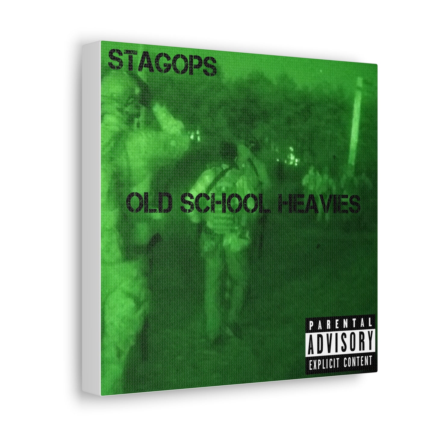 Album cover- OLD SCHOOL HEAVIES Canvas Gallery Wrap