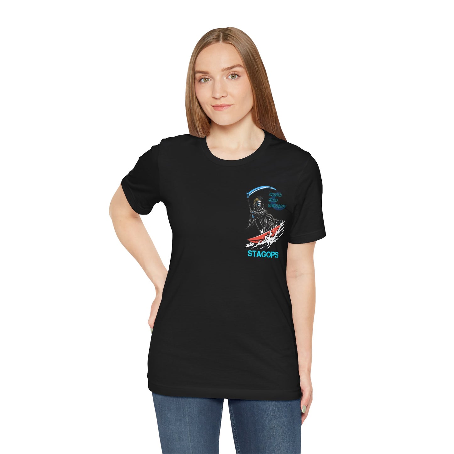 KULAU SURF DESIGNS double print (Front & Back) Tee EXCLUSIVE