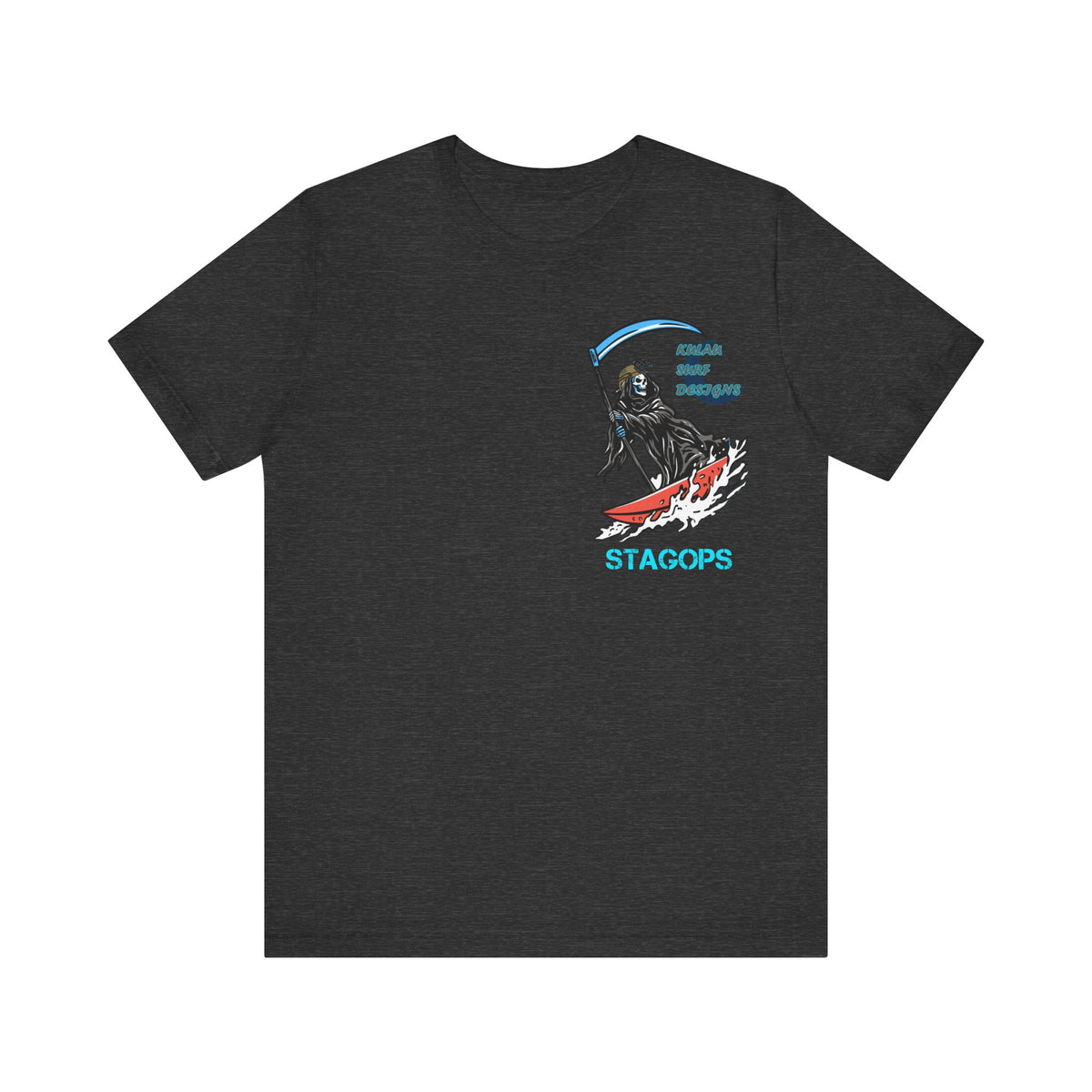 KULAU SURF DESIGNS double print (Front & Back) Tee EXCLUSIVE
