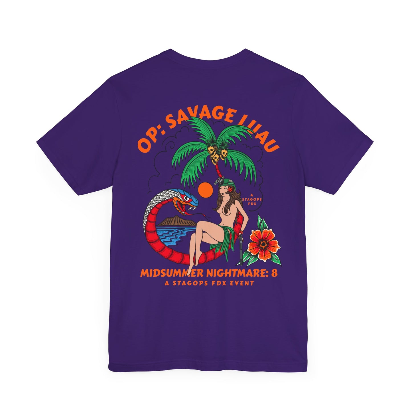 MidSummer Nightmare 8- double print (Front & Back) Tee