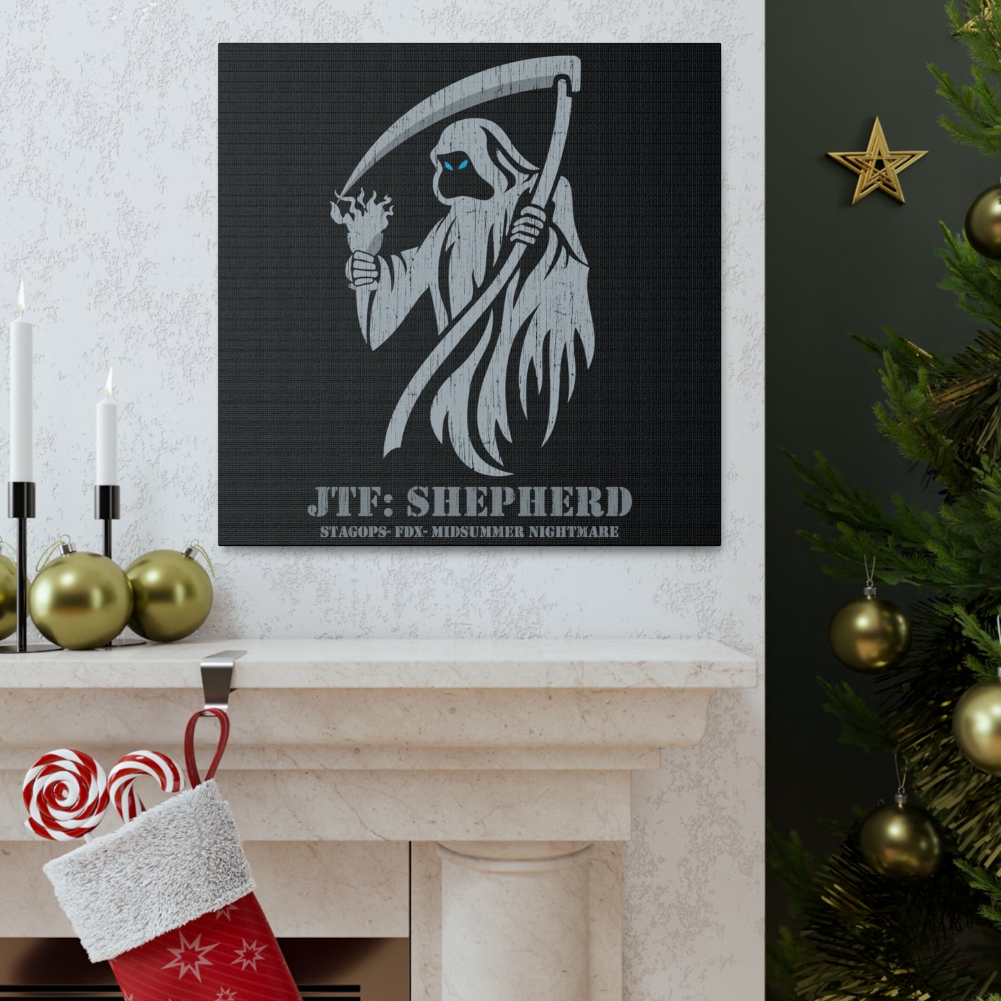 JTF SHEPHERD- "GHOST" Canvas Gallery Wrap