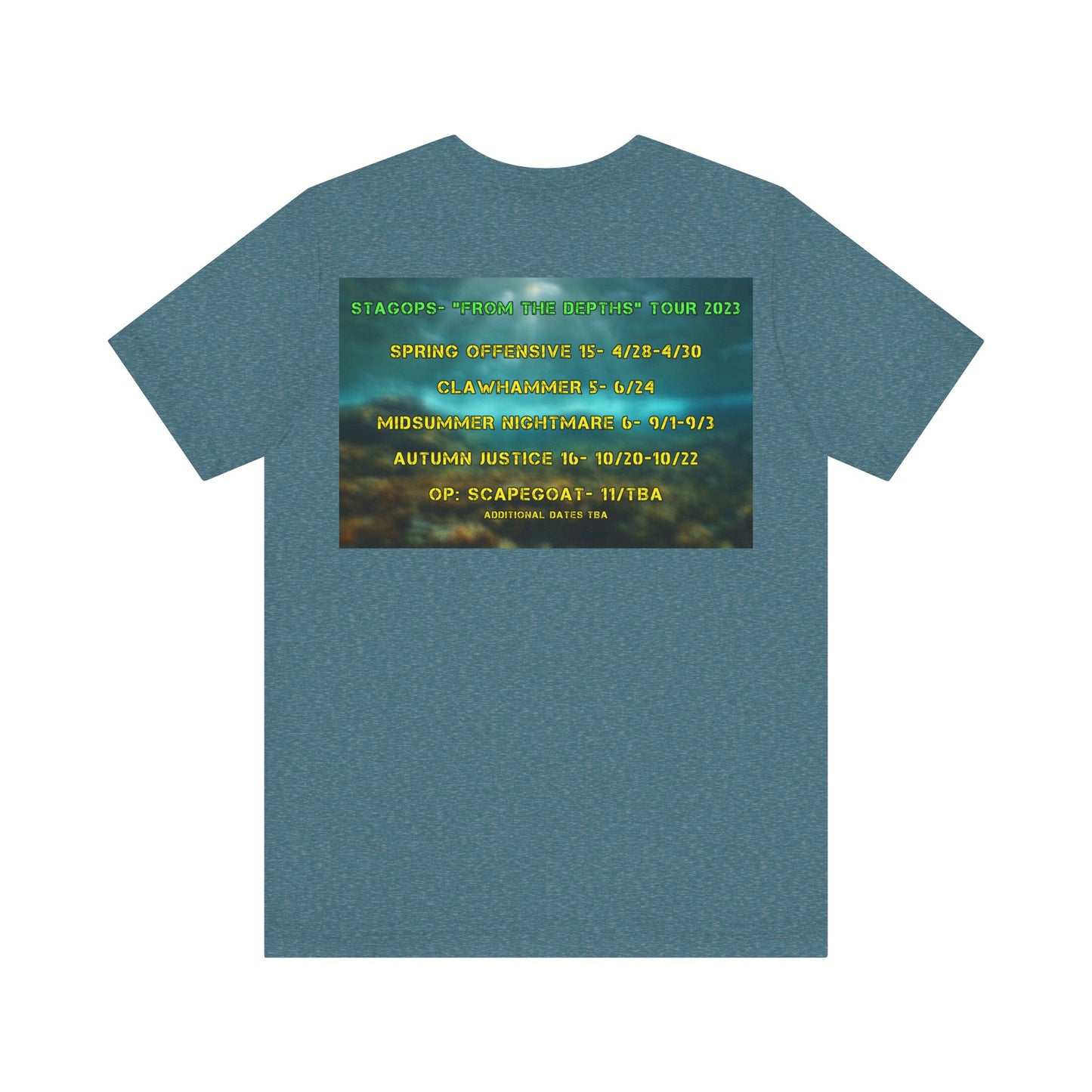 2023 From the Depths Tour Double Sided Tee