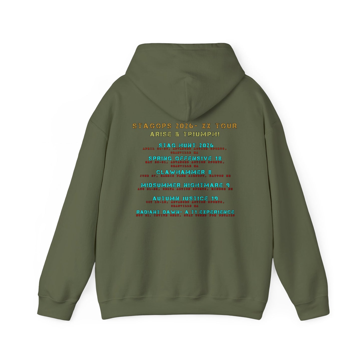 2026 XX Tour hoodie (Printed Front & Back)