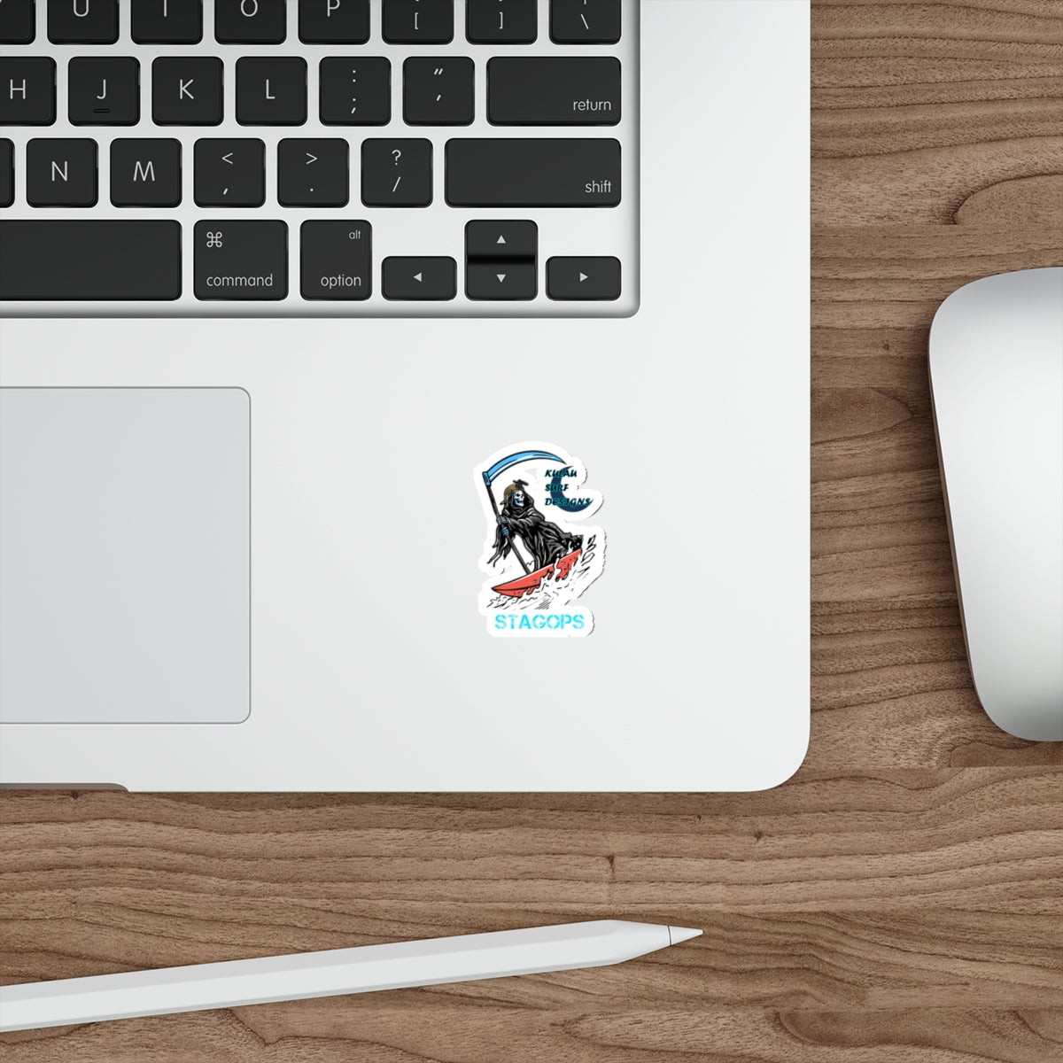Kulau Surf Designs "SURF REAPER" Die-Cut Sticker EXCLUSIVE*