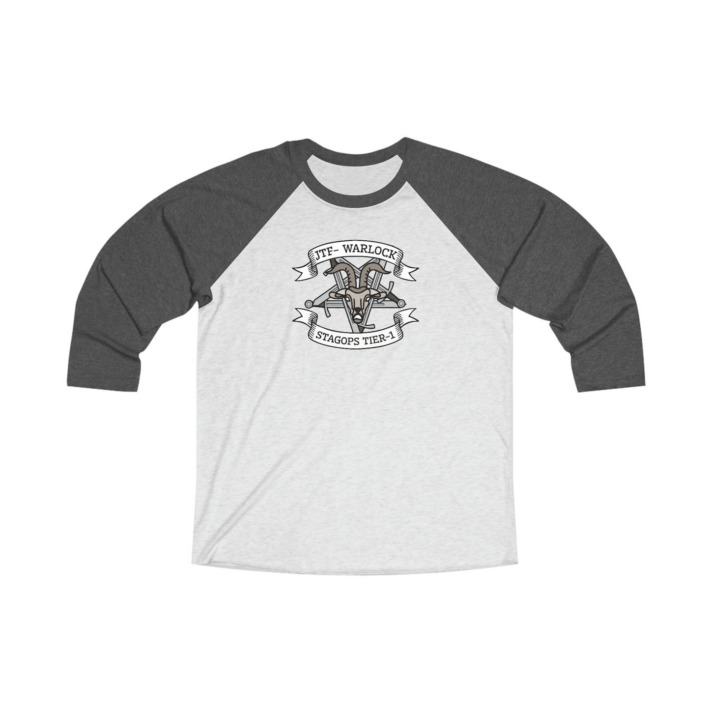 EXCLUSIVE JTF-WARLOCK 3\4 Raglan Tee