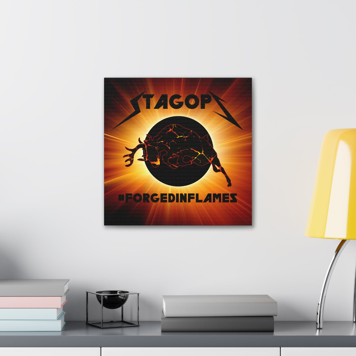 Forged in Flames Canvas Gallery Wrap