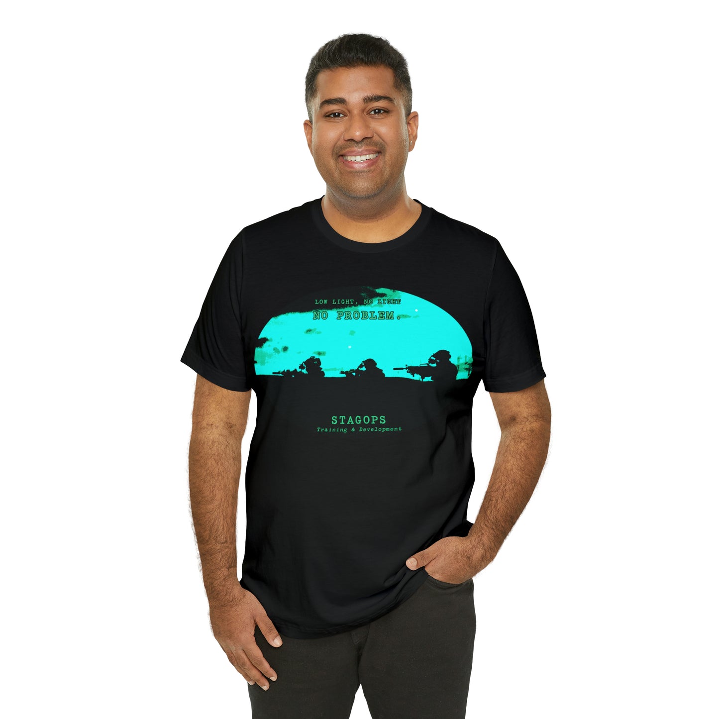 STAGOPS No light No Problem Tee