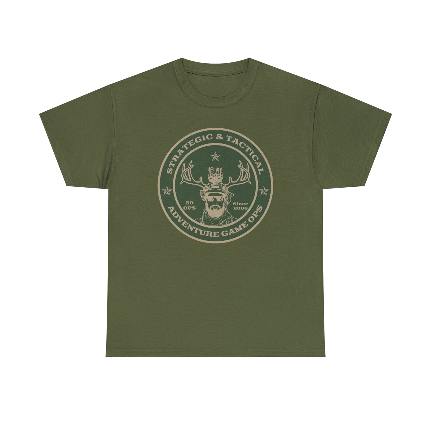 VICE collection- "Camo Caffienated" Heavy Cotton Tee