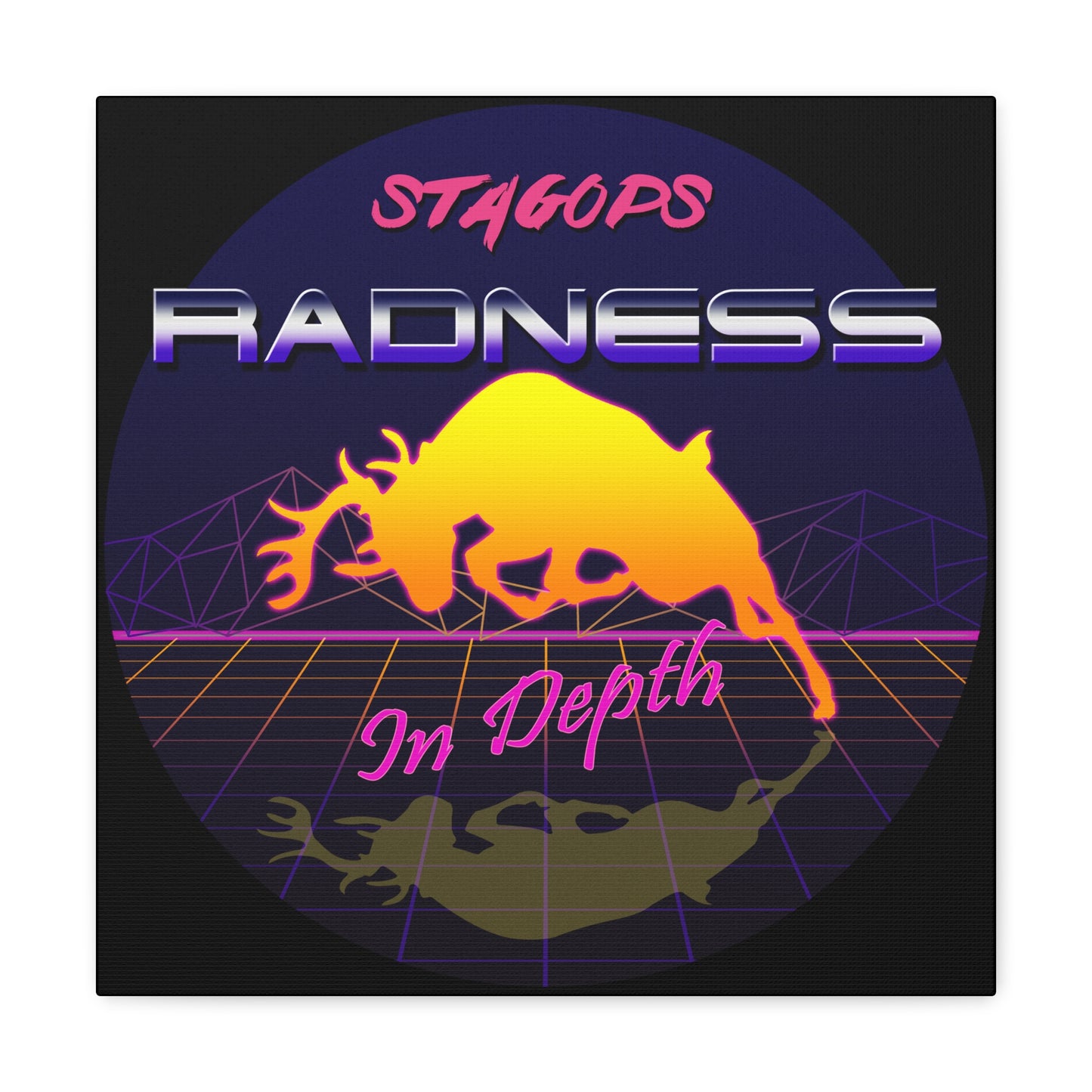 Radness in Depth Canvas Gallery Wrap