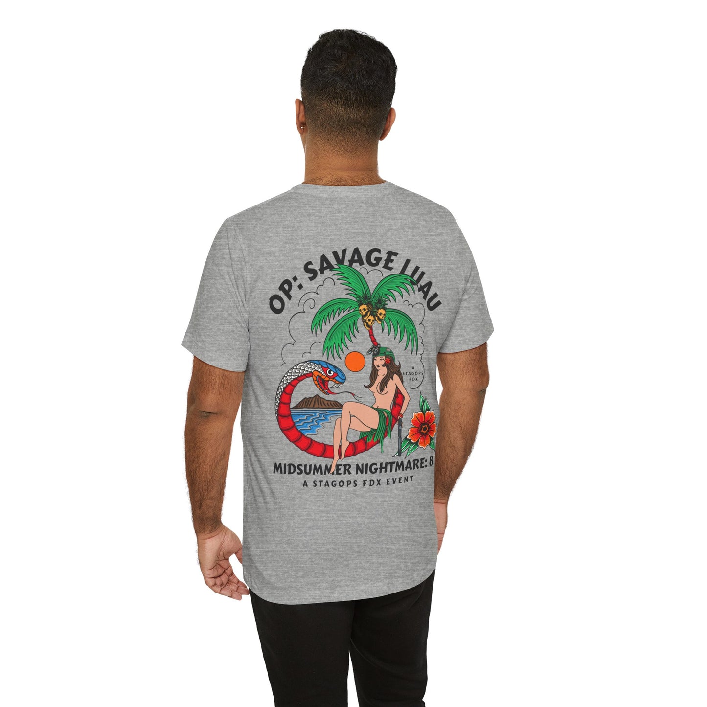 MidSummer Nightmare 8- double print (Front & Back) Tee