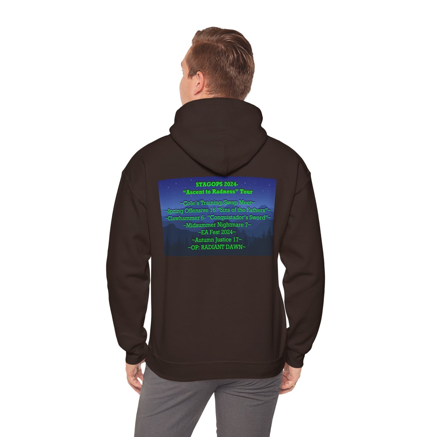 2024 Ascent to Radness Tour hoodie (Printed Front & Back)