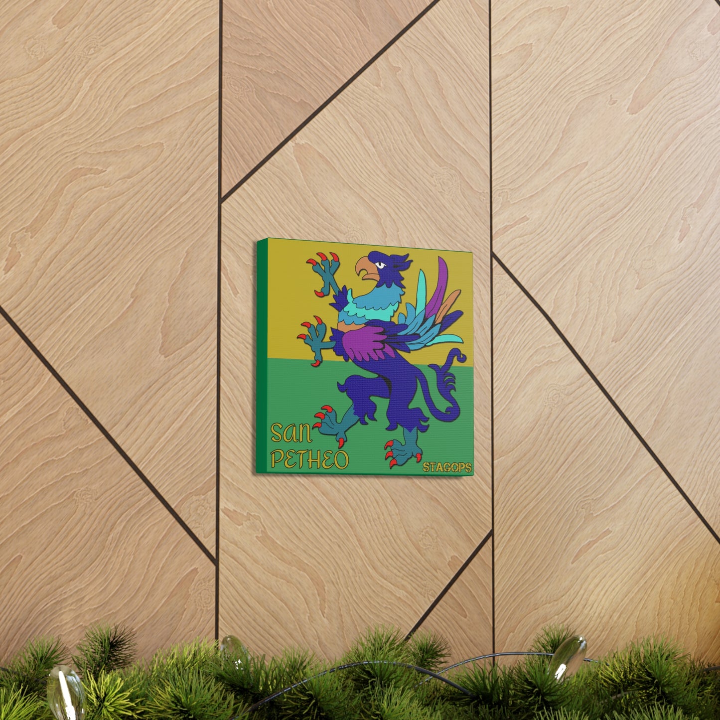 San Petheo "Quetzlgriff" Canvas Gallery Wrap