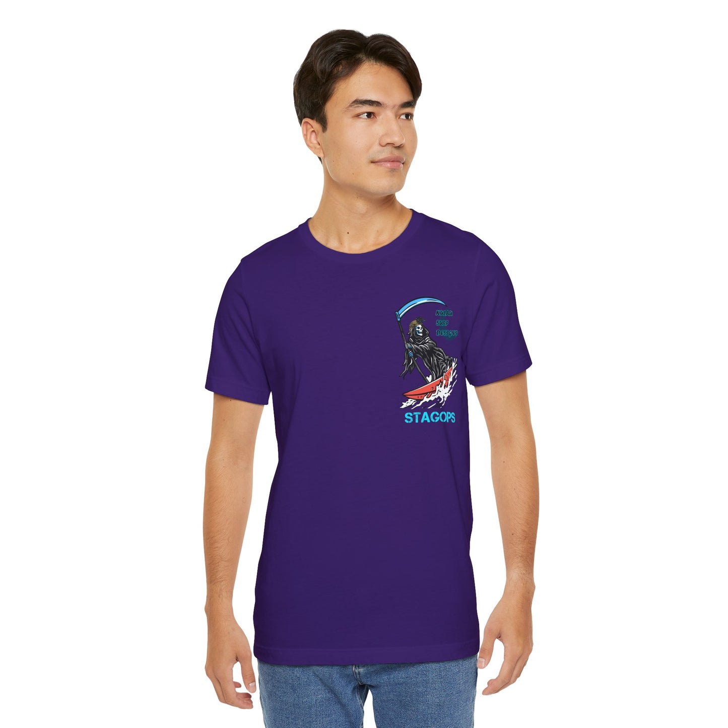KULAU SURF DESIGNS double print (Front & Back) Tee EXCLUSIVE