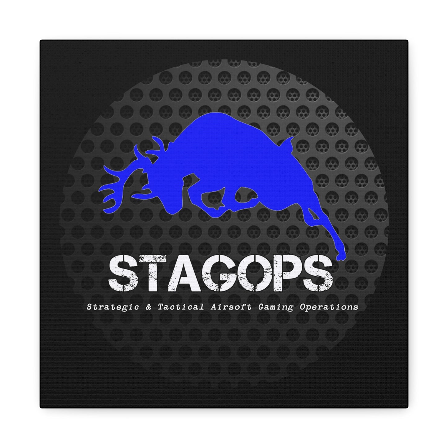 Original STAGOPS logo (2014 "grill") Canvas Gallery Wrap