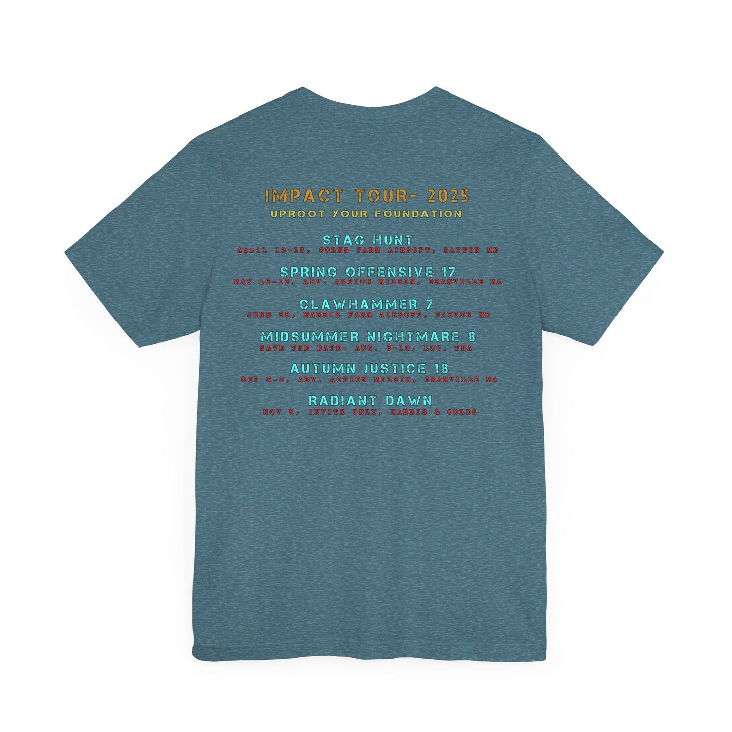 2025 IMPACT Tour Tee (Double print)