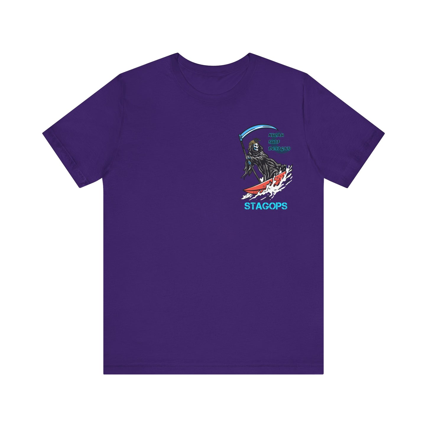 KULAU SURF DESIGNS double print (Front & Back) Tee EXCLUSIVE