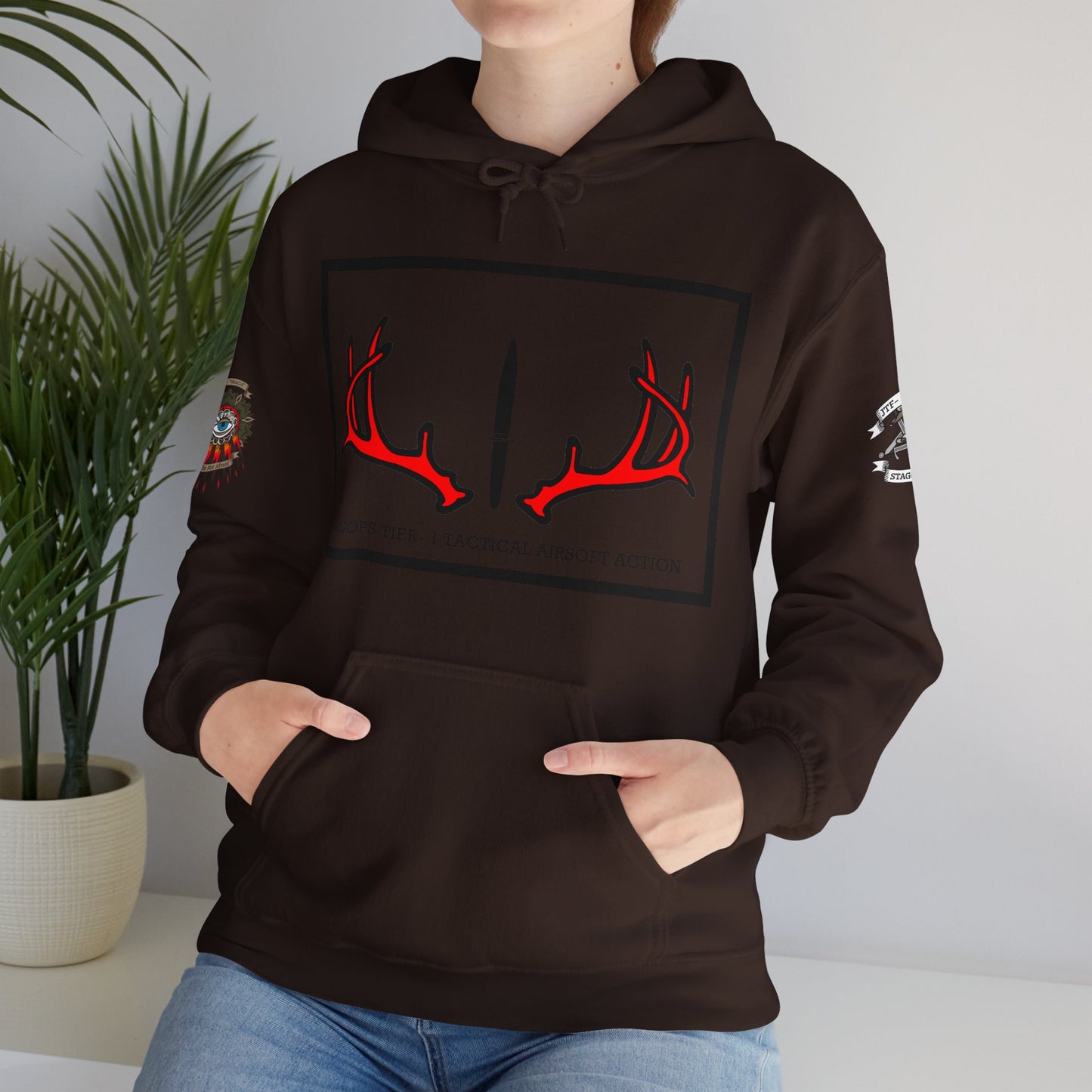 TIER 1/SCAPEGOAT Hoodie- 4 sided deluxe multi-logo print (Exclusive)