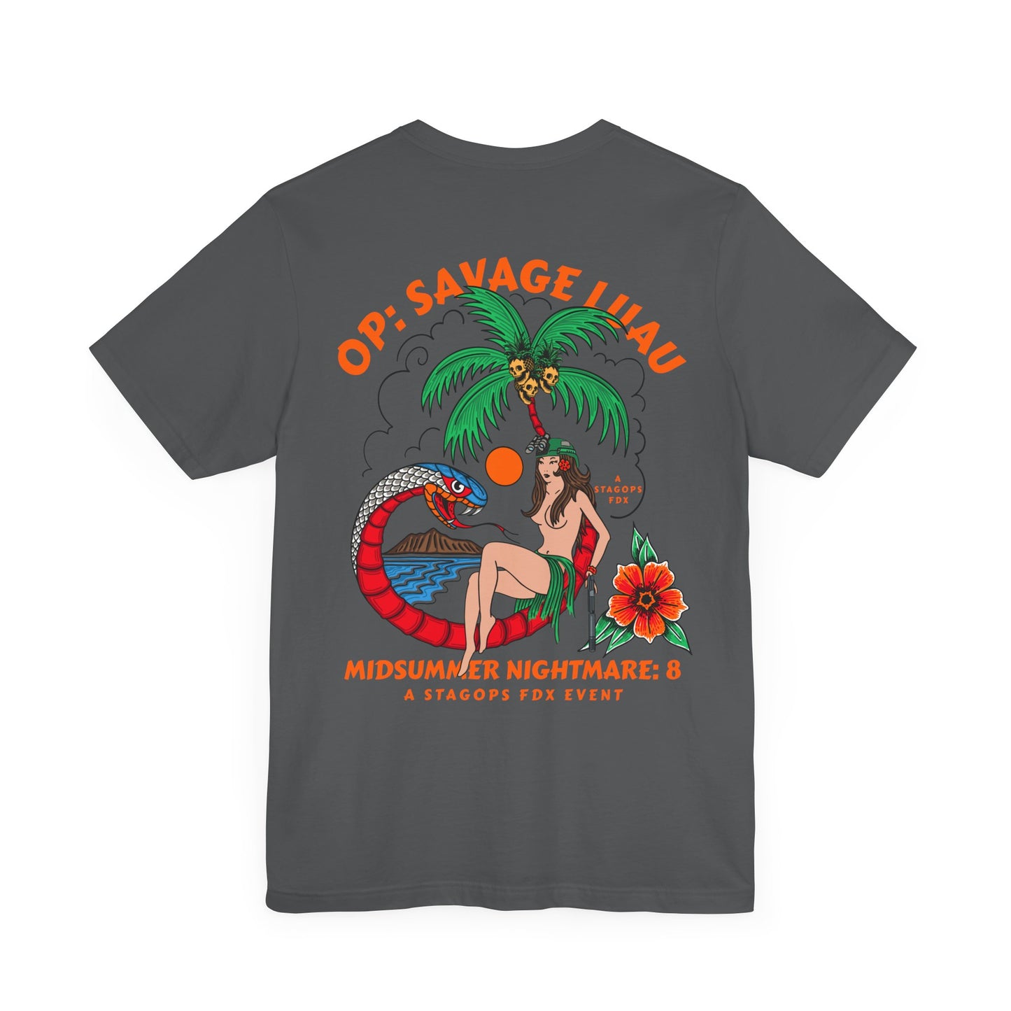 MidSummer Nightmare 8- double print (Front & Back) Tee