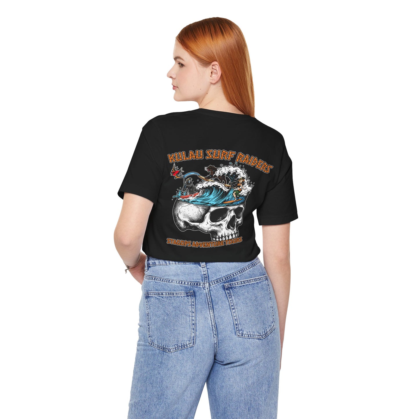 KULAU SURF DESIGNS double print (Front & Back) Tee EXCLUSIVE