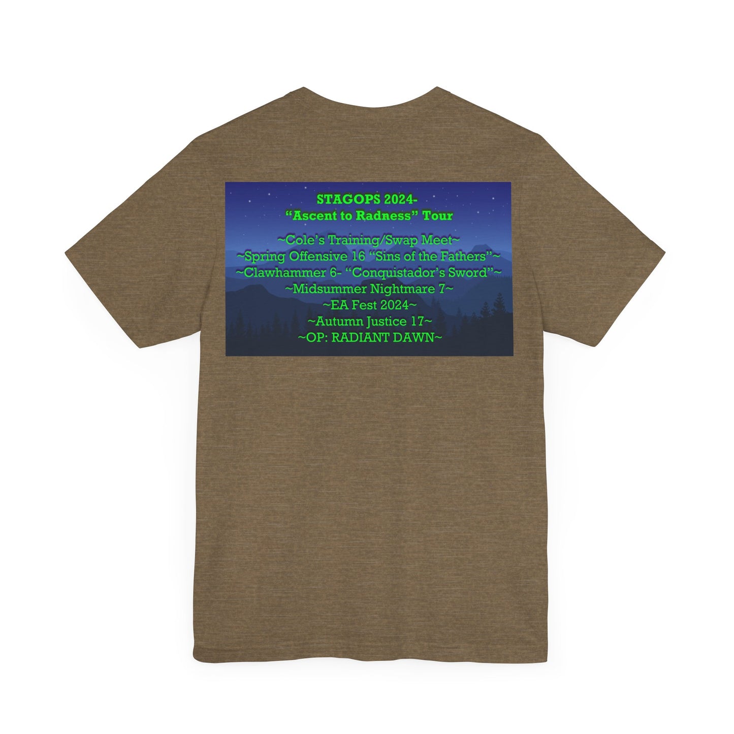 2024 Ascent to Radness Tour Tee