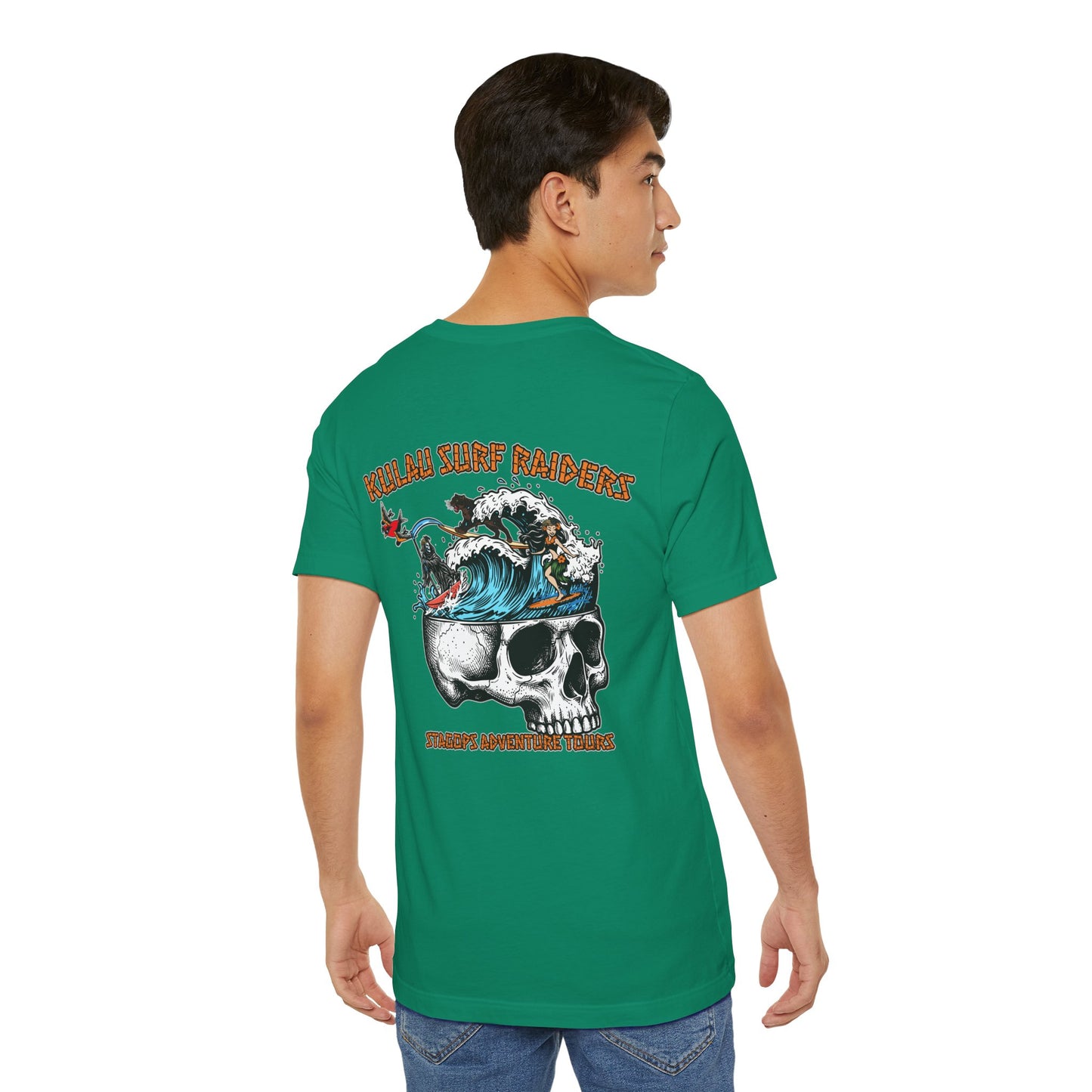 KULAU SURF DESIGNS double print (Front & Back) Tee EXCLUSIVE