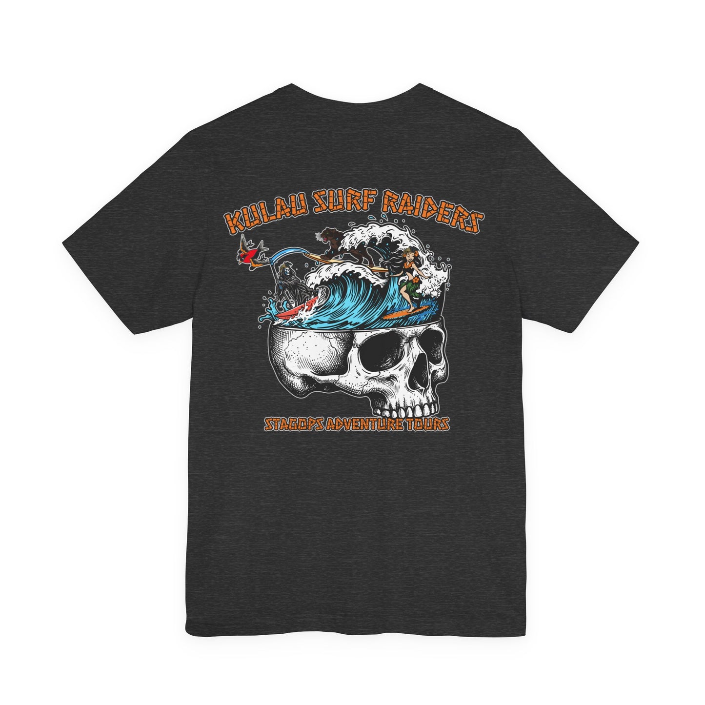 KULAU SURF DESIGNS double print (Front & Back) Tee EXCLUSIVE