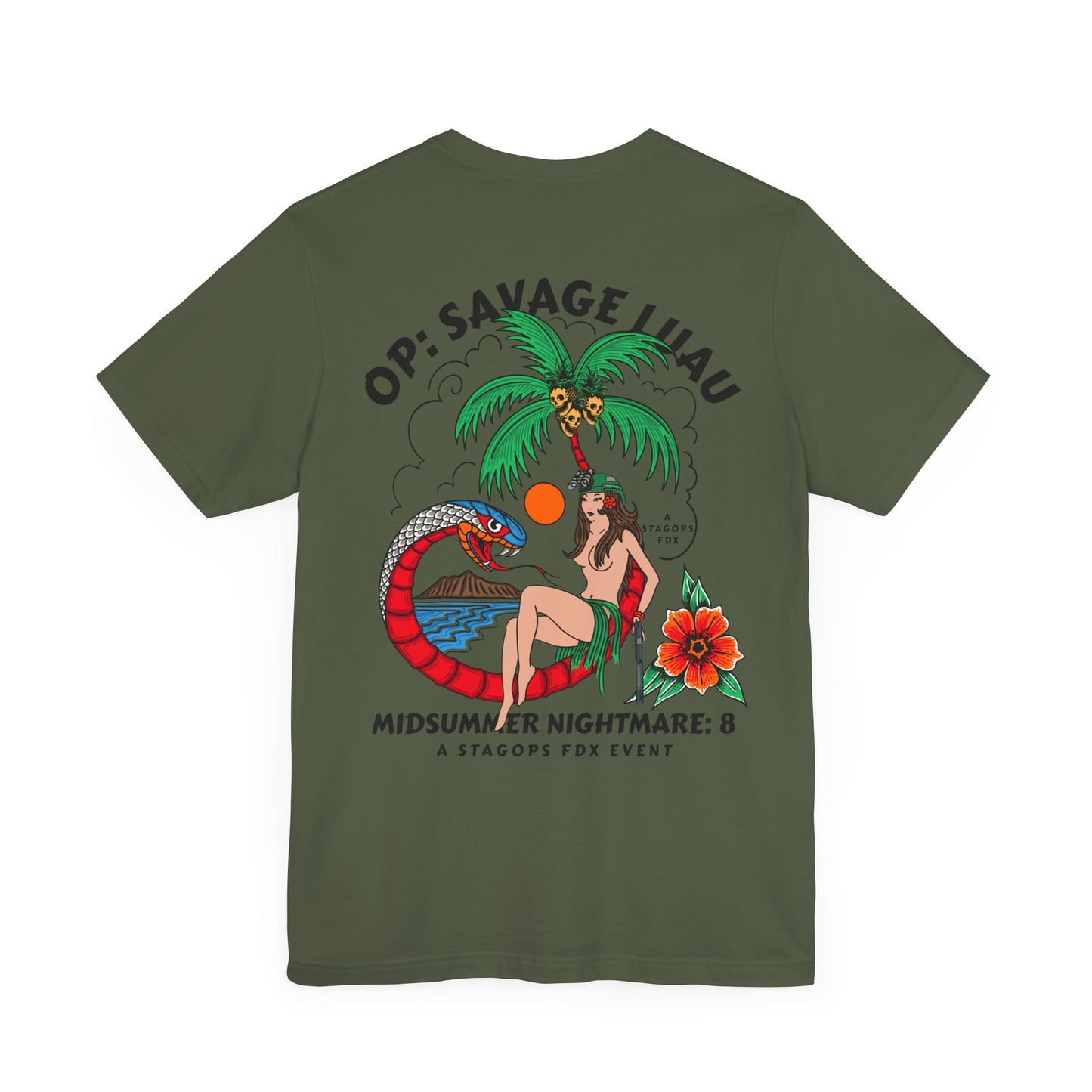 MidSummer Nightmare 8- double print (Front & Back) Tee