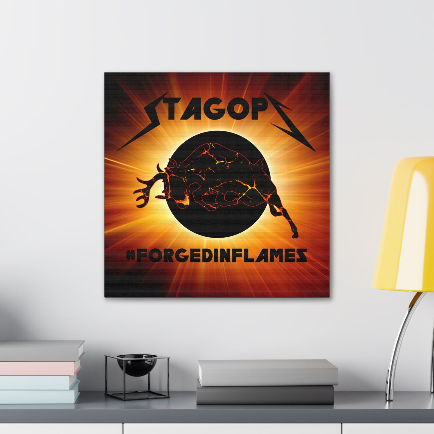 Forged in Flames Canvas Gallery Wrap