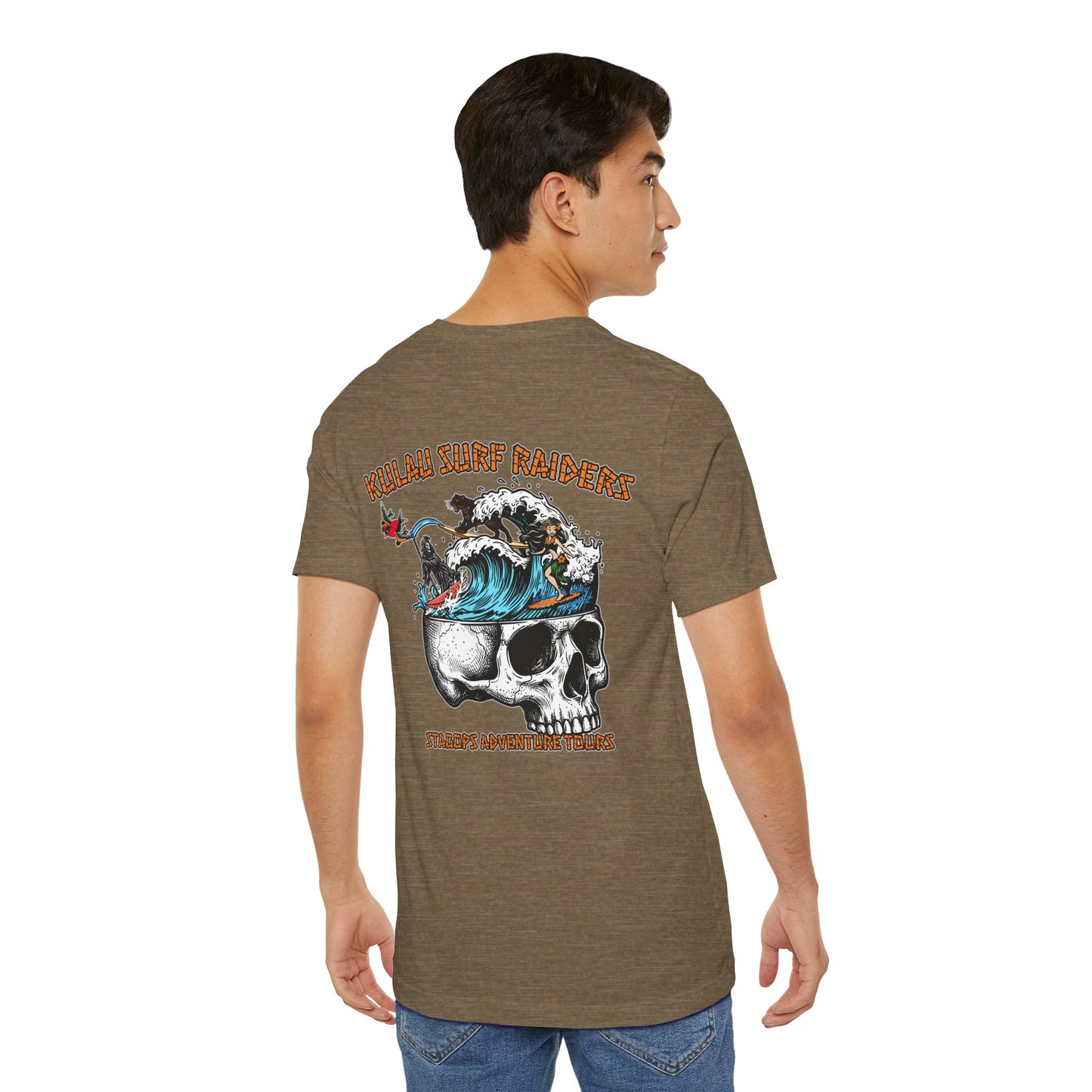 KULAU SURF DESIGNS double print (Front & Back) Tee EXCLUSIVE
