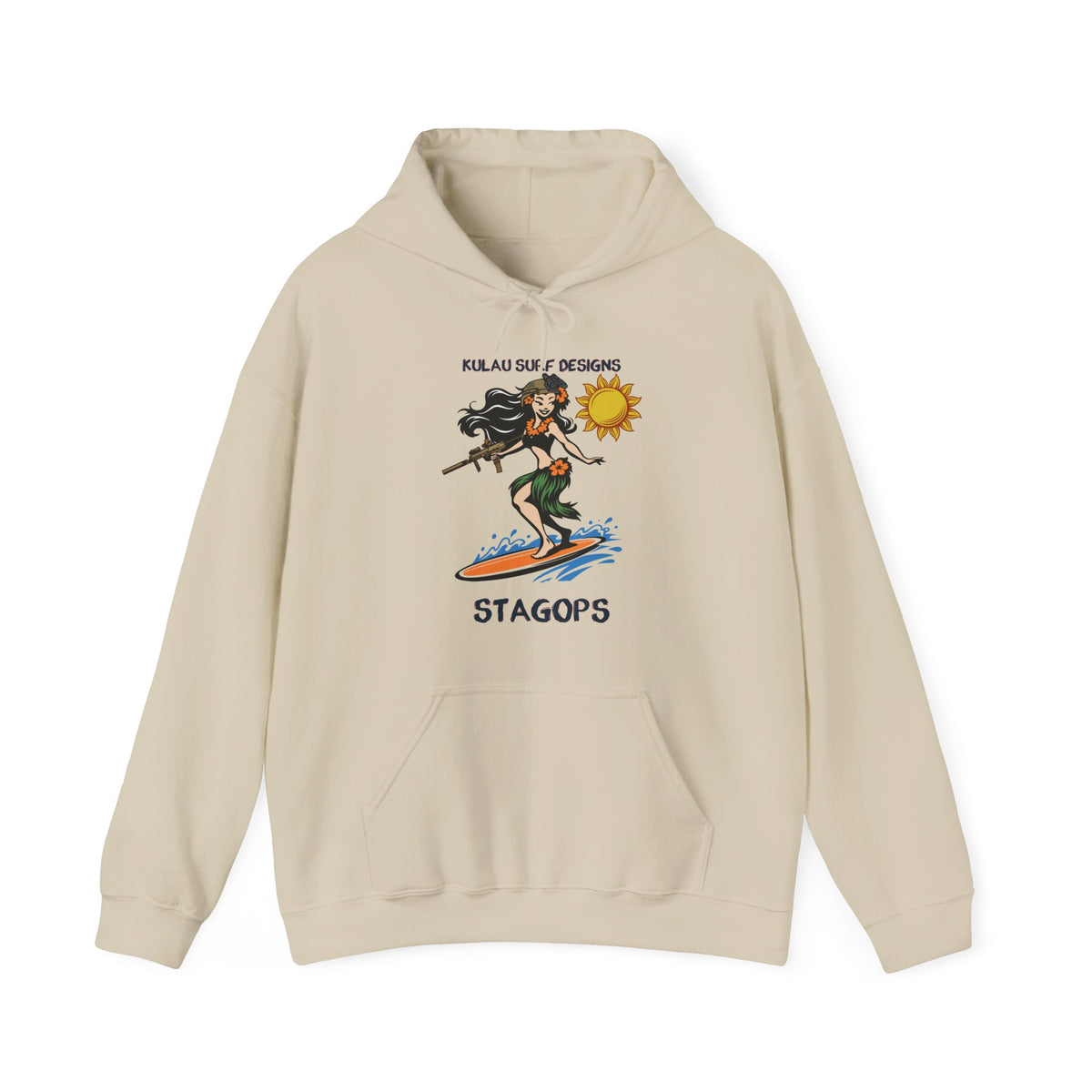 KULAU SURF RAIDERS HOODIE (double sided print) (EXCLUSIVE*)