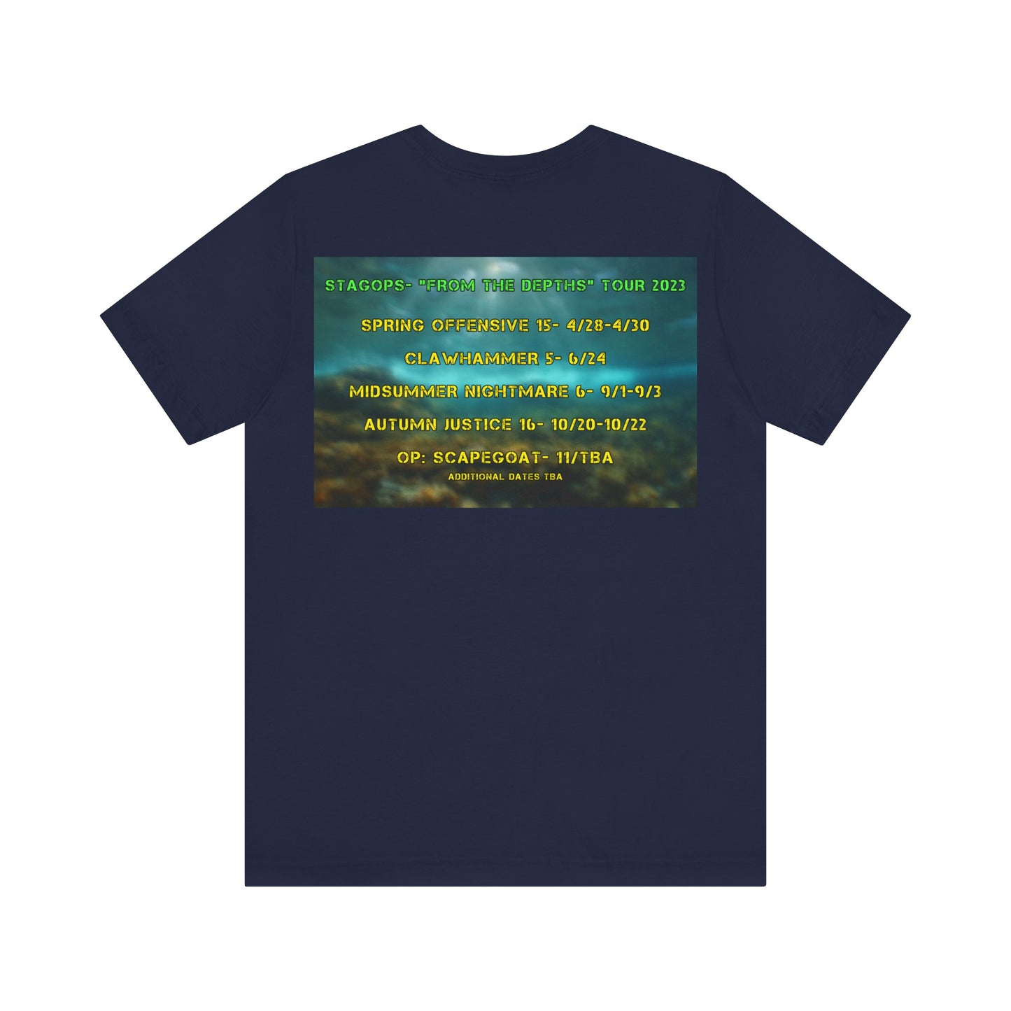 2023 From the Depths Tour Double Sided Tee