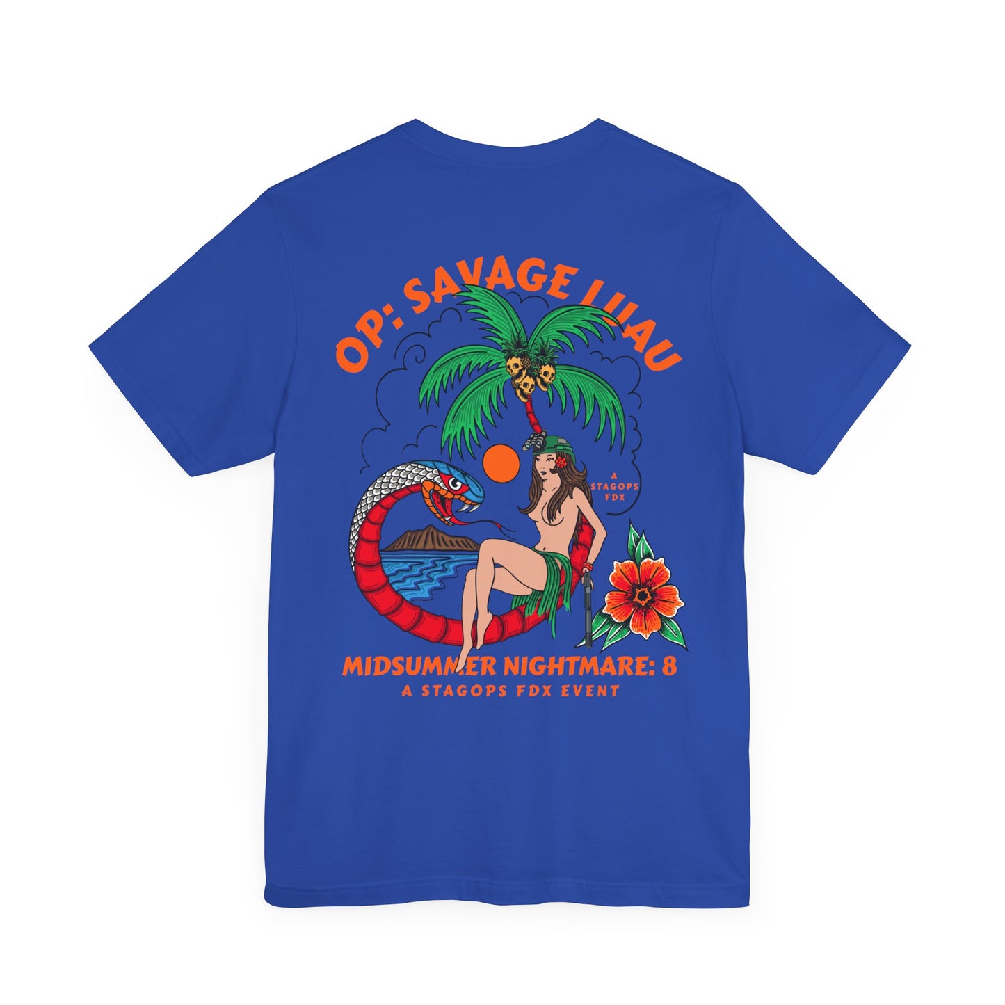 MidSummer Nightmare 8- double print (Front & Back) Tee