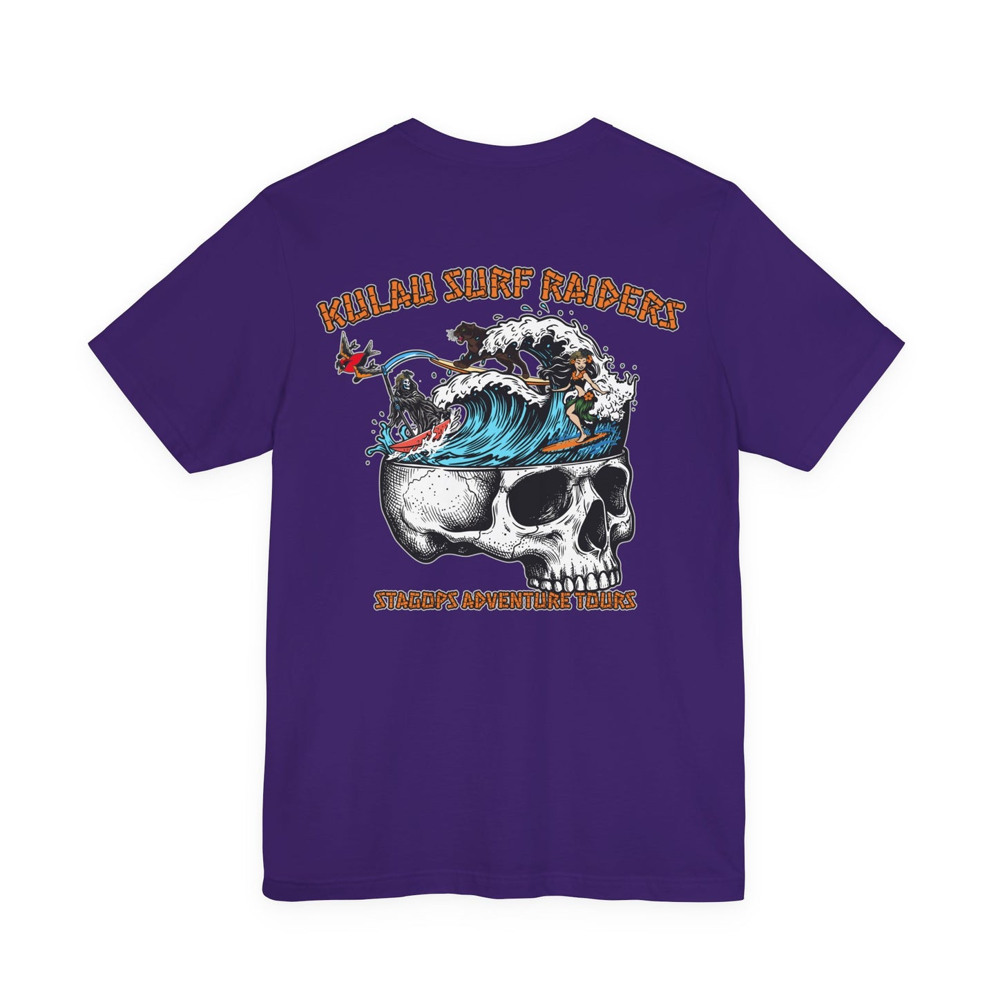 KULAU SURF DESIGNS double print (Front & Back) Tee EXCLUSIVE