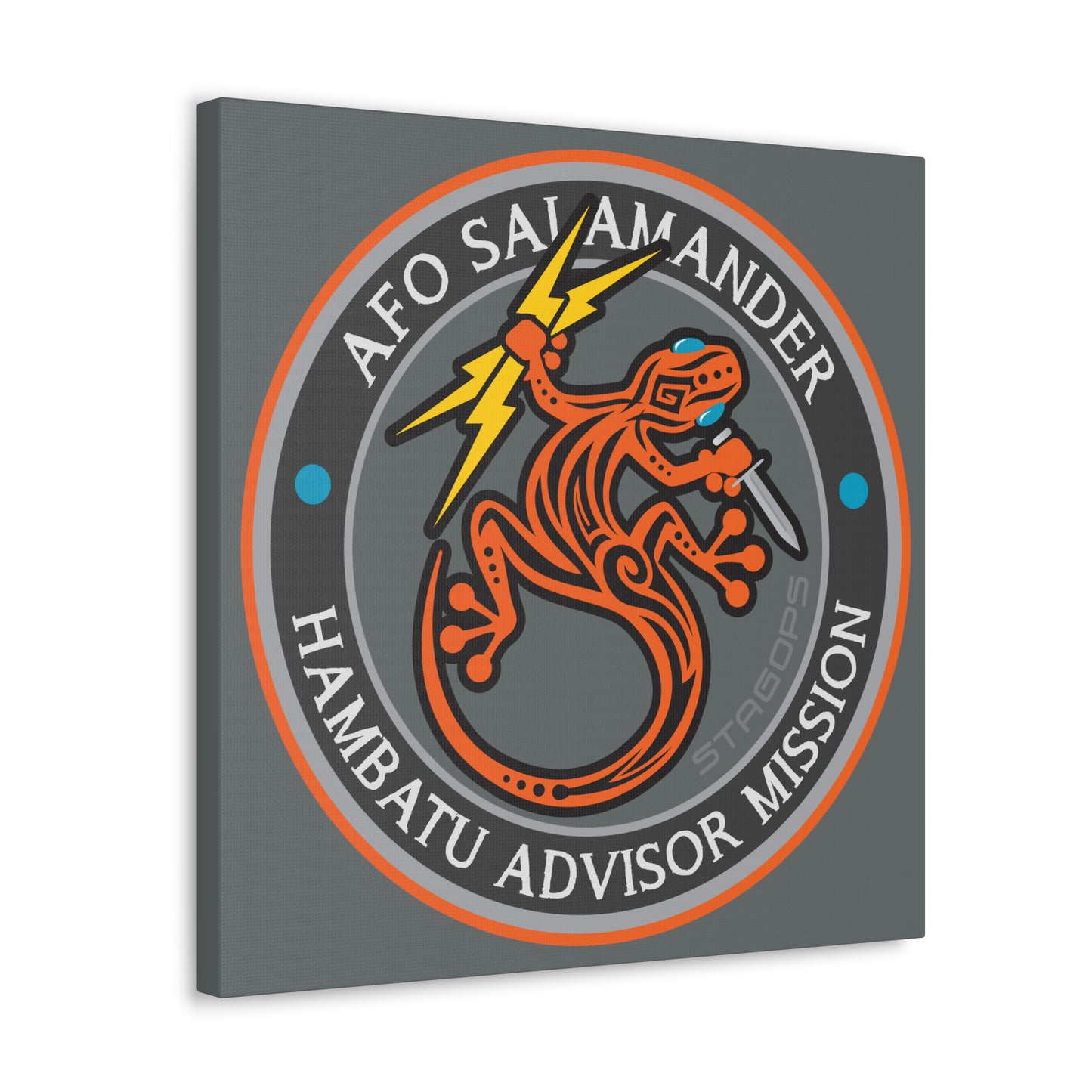 AFO "Salamander" Canvas Gallery Wrap