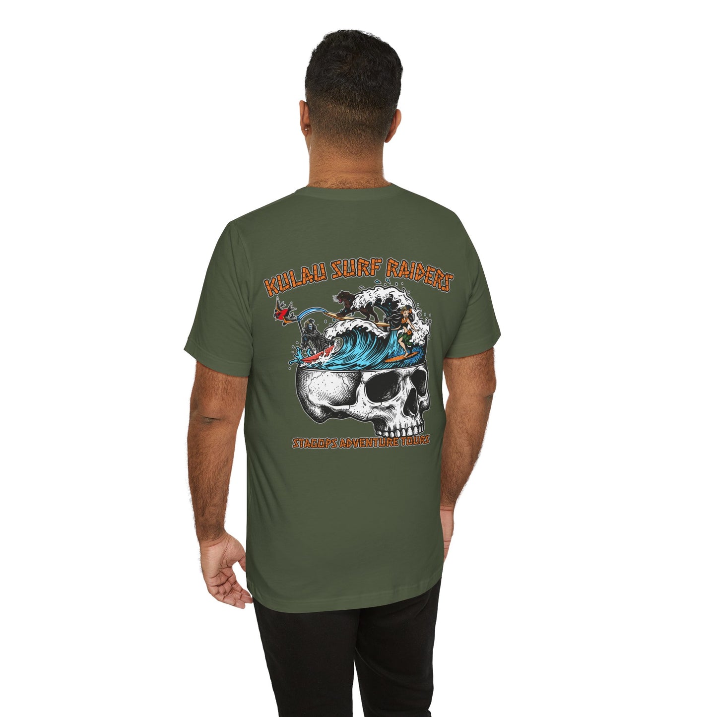 KULAU SURF DESIGNS double print (Front & Back) Tee EXCLUSIVE