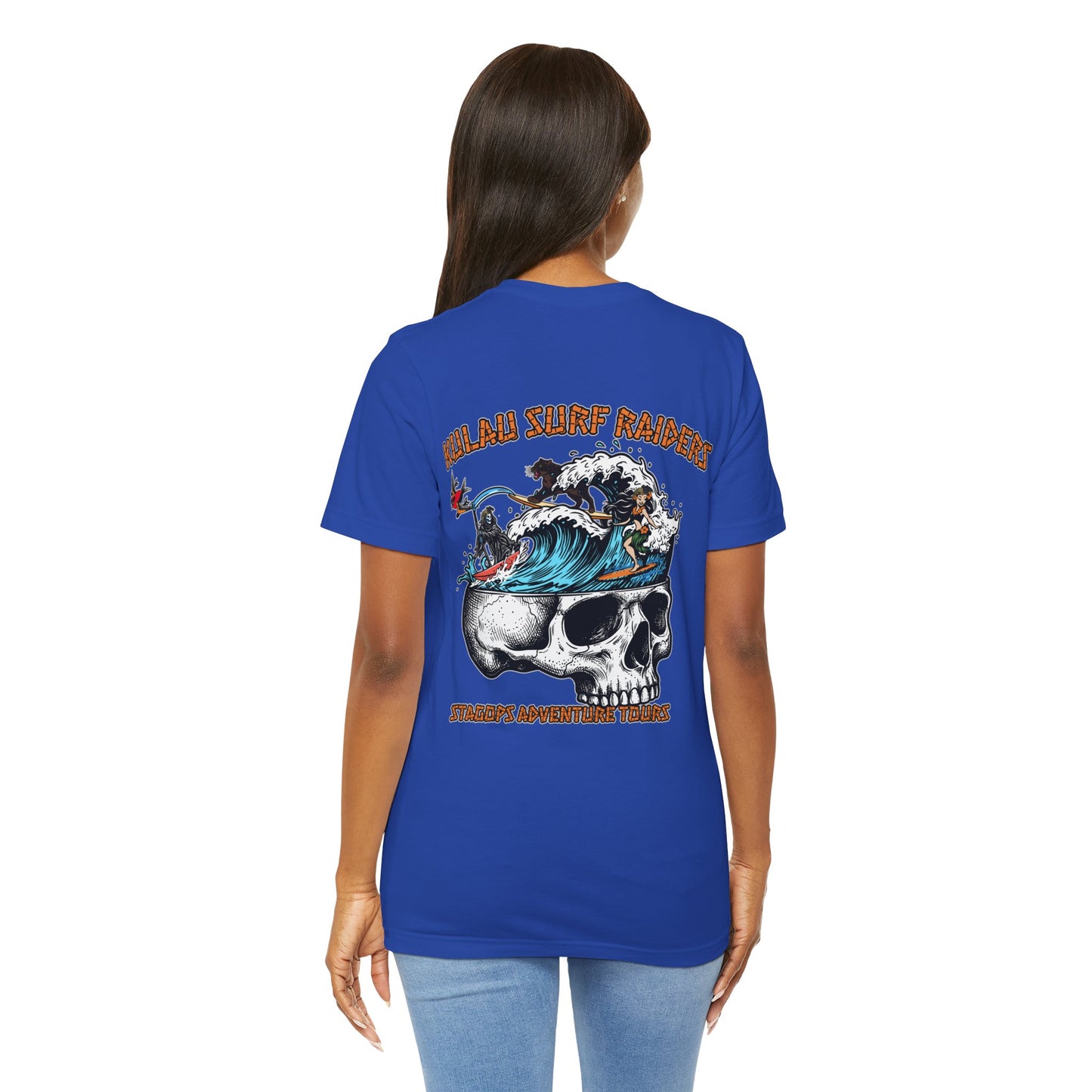 KULAU SURF DESIGNS double print (Front & Back) Tee EXCLUSIVE