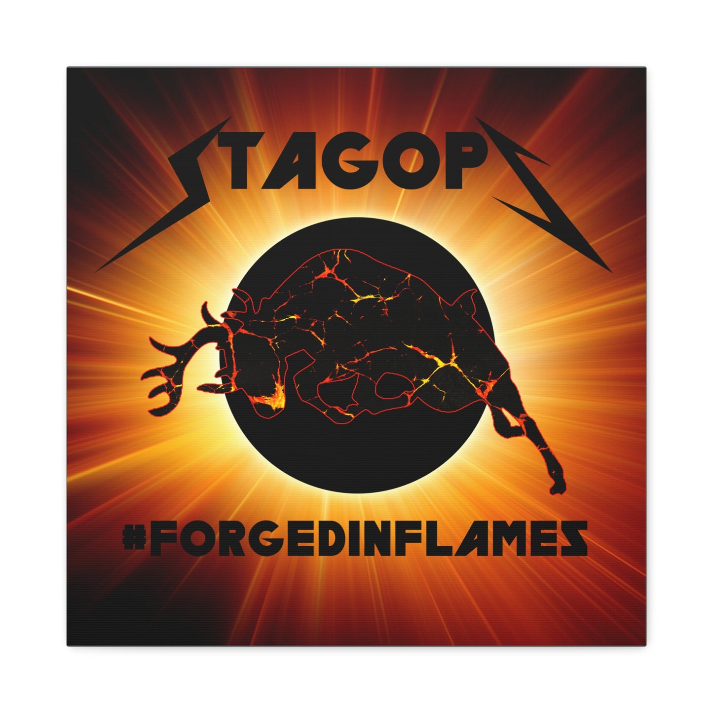 Forged in Flames Canvas Gallery Wrap