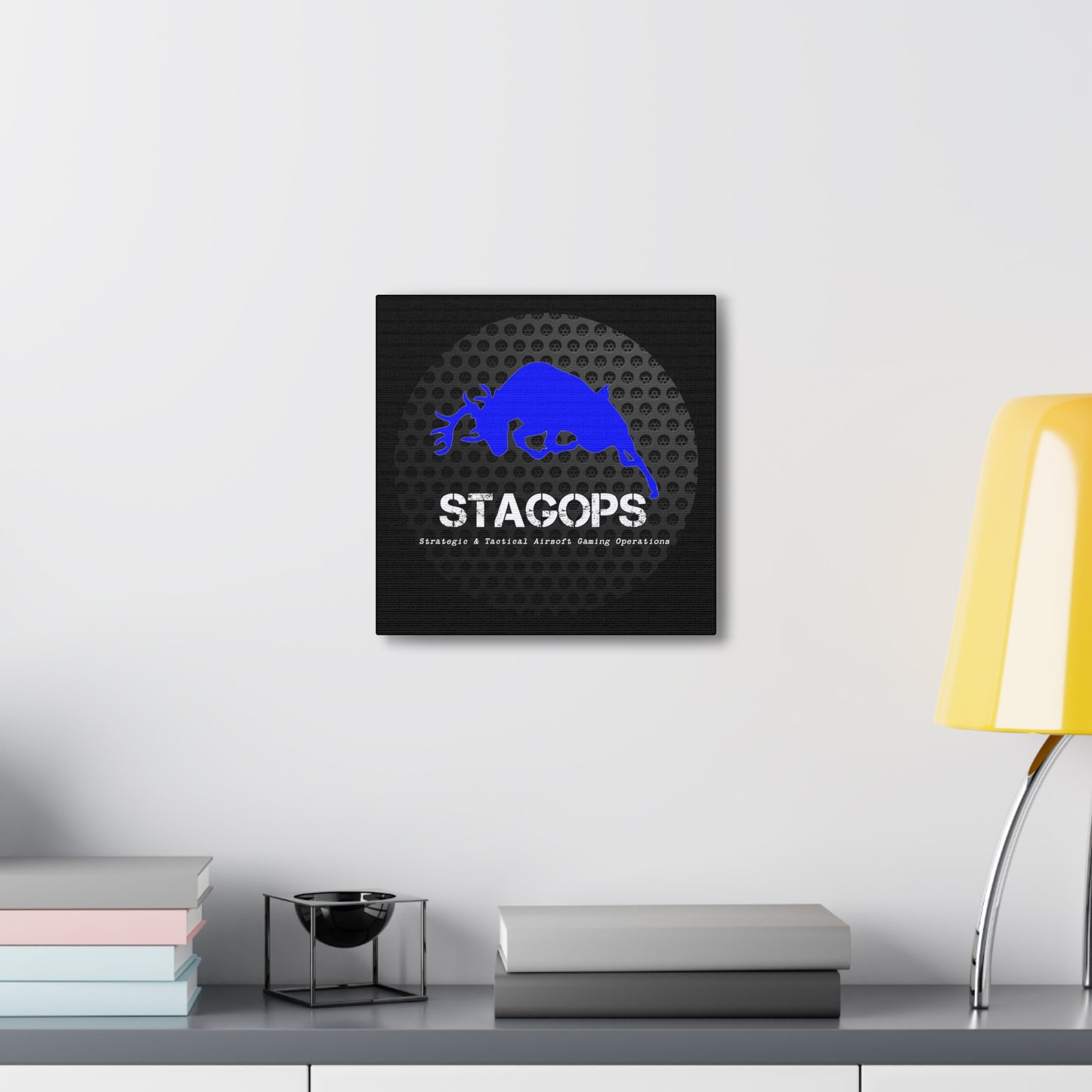 Original STAGOPS logo (2014 "grill") Canvas Gallery Wrap