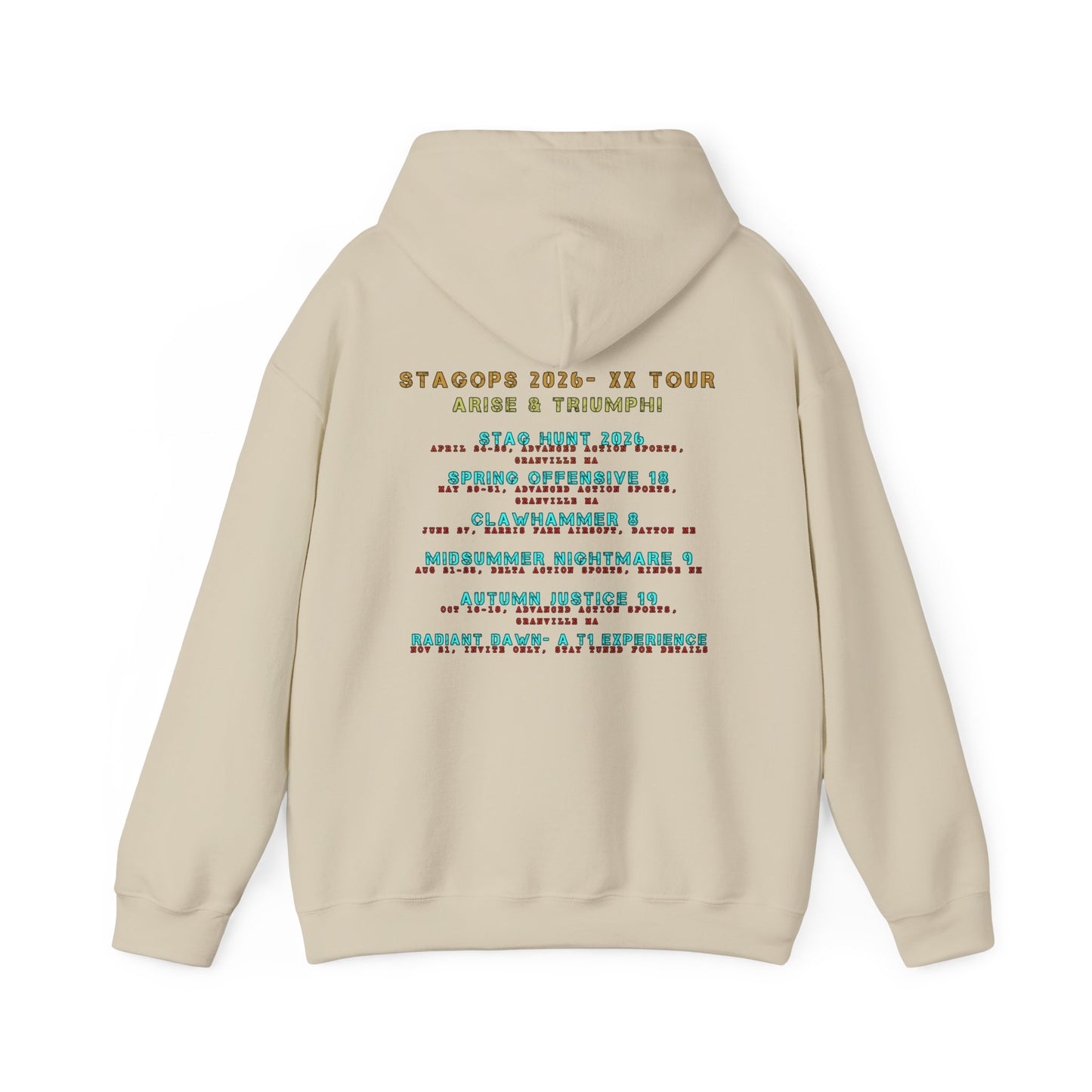2026 XX Tour hoodie (Printed Front & Back)