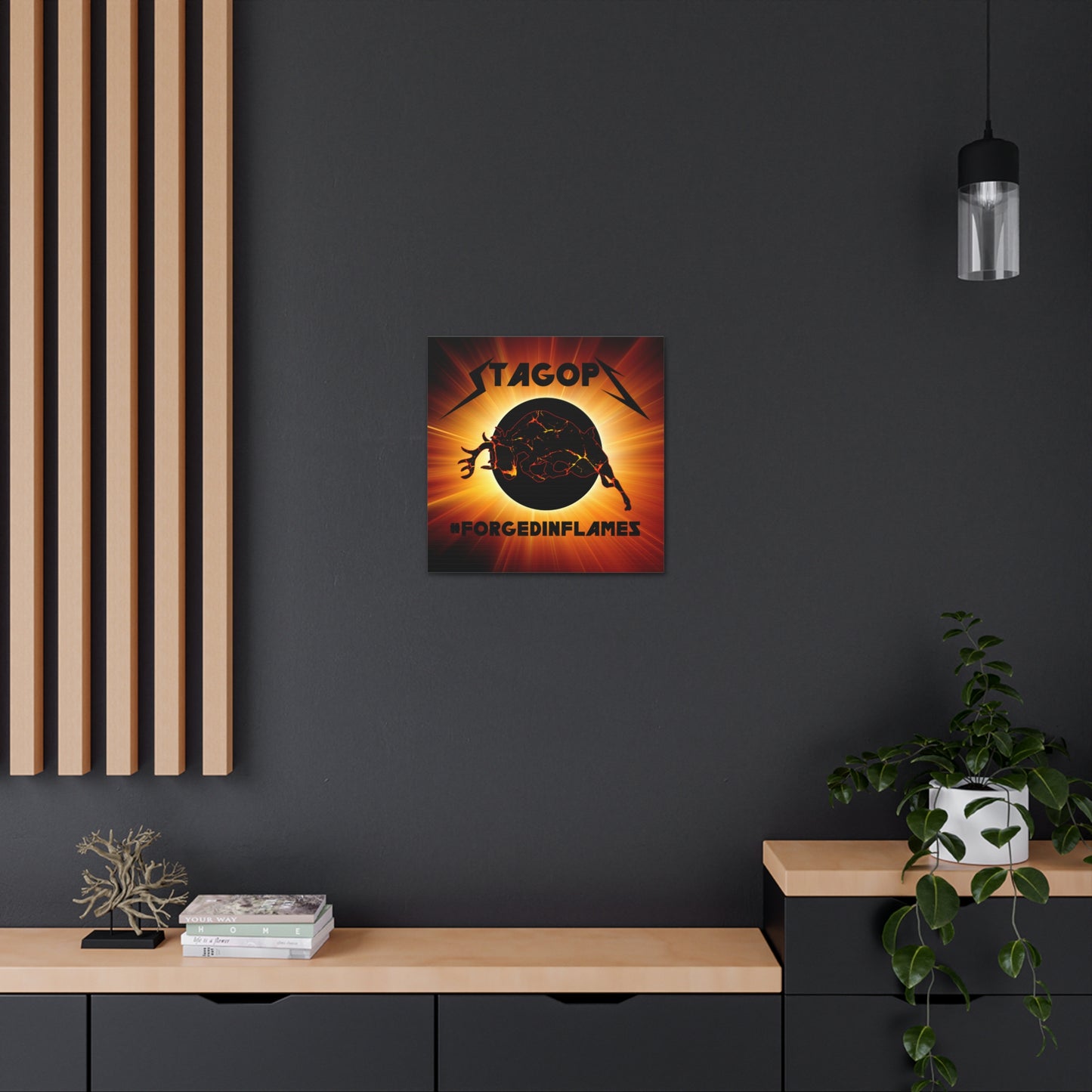 Forged in Flames Canvas Gallery Wrap